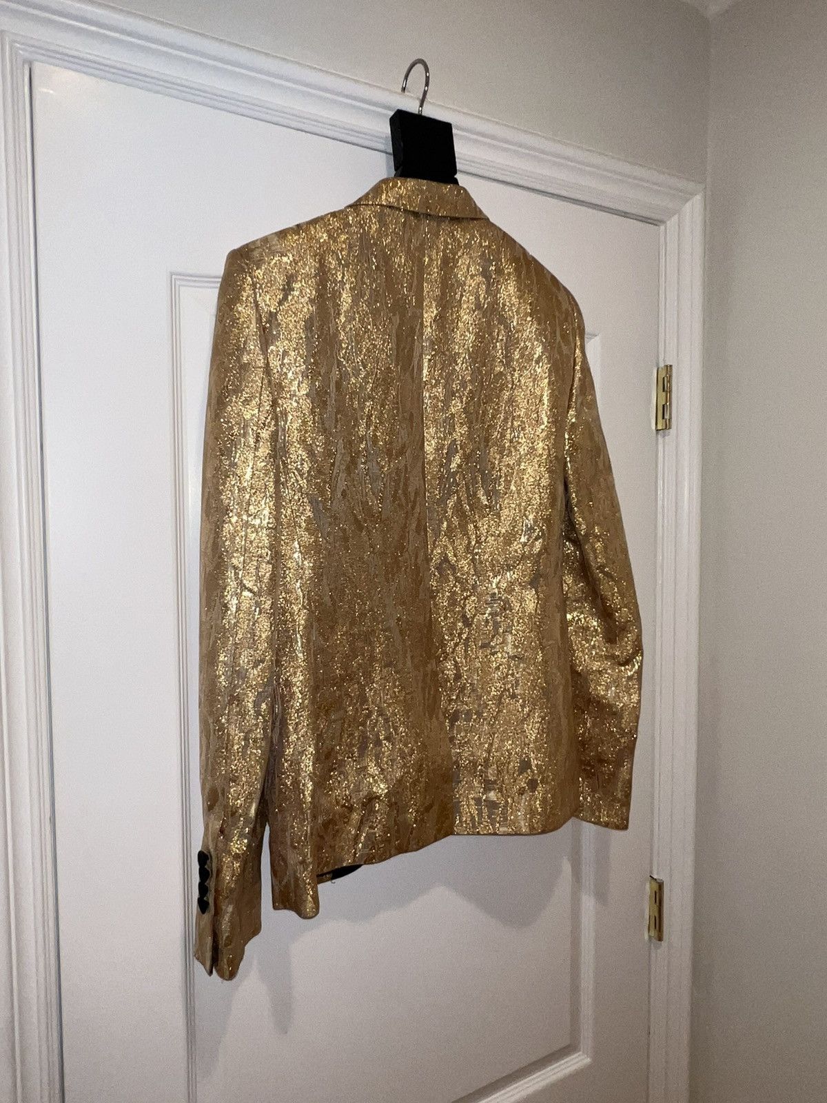 Saint Laurent Paris Gold Saint Laurent Hedi Blazer SAMPLE Size 38L - 9 Thumbnail