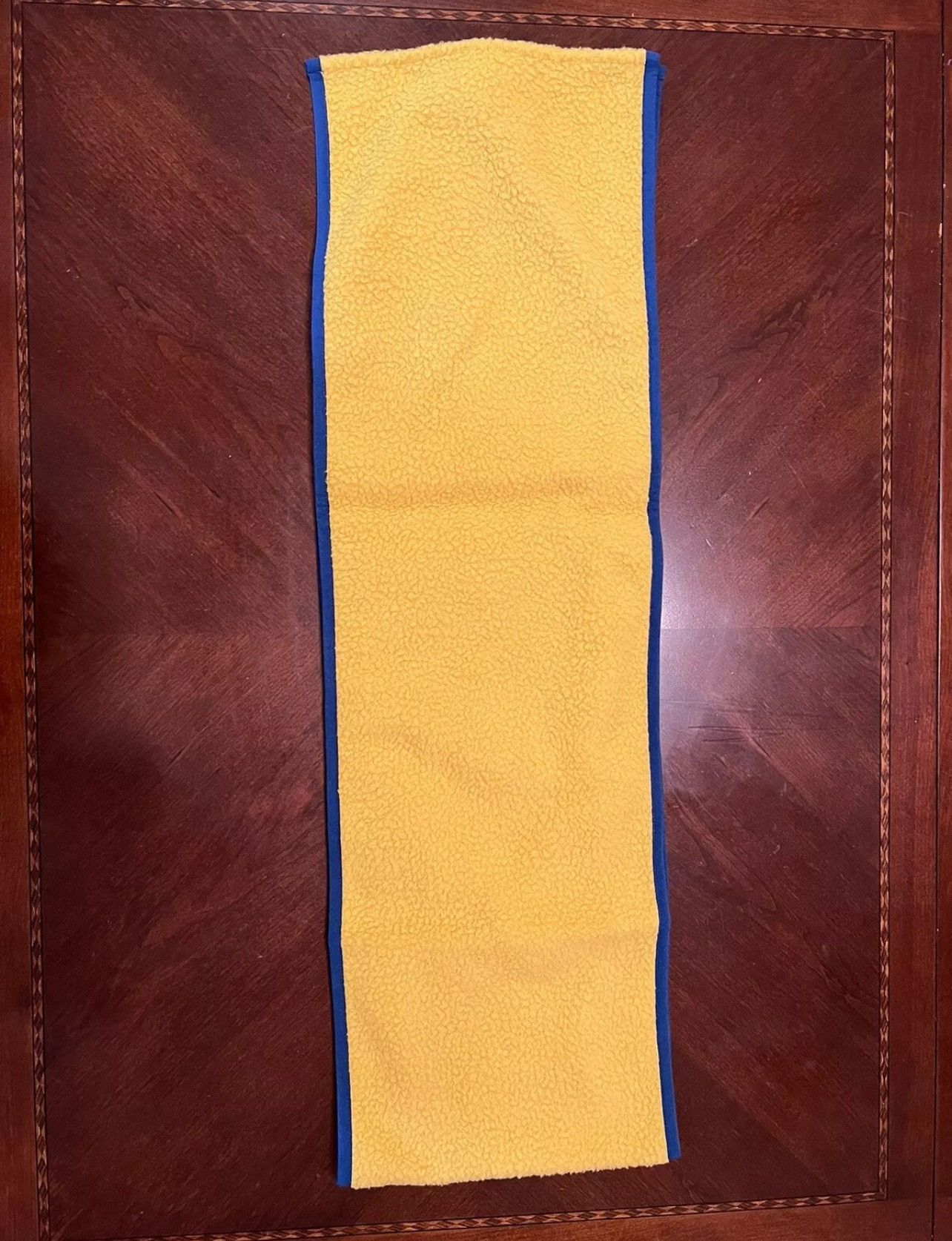 Aime Leon Dore Aime Leon Dore ALD Gothic Fleece Scarf Oil Yellow 66” x 10” Size ONE SIZE - 5 Thumbnail