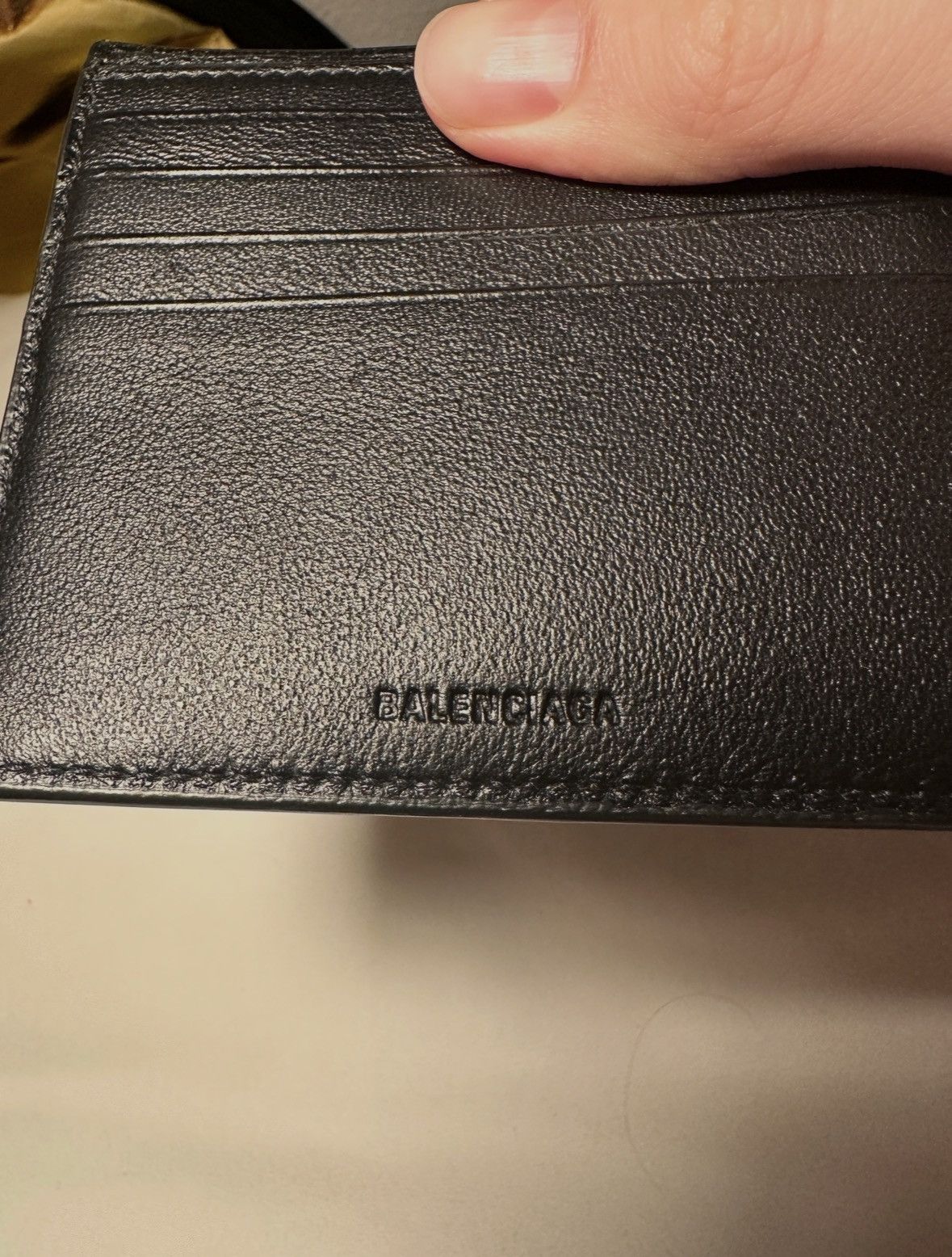 Balenciaga Balenciaga Graffiti Print Leather Bifold Wallet Size ONE SIZE - 9 Thumbnail