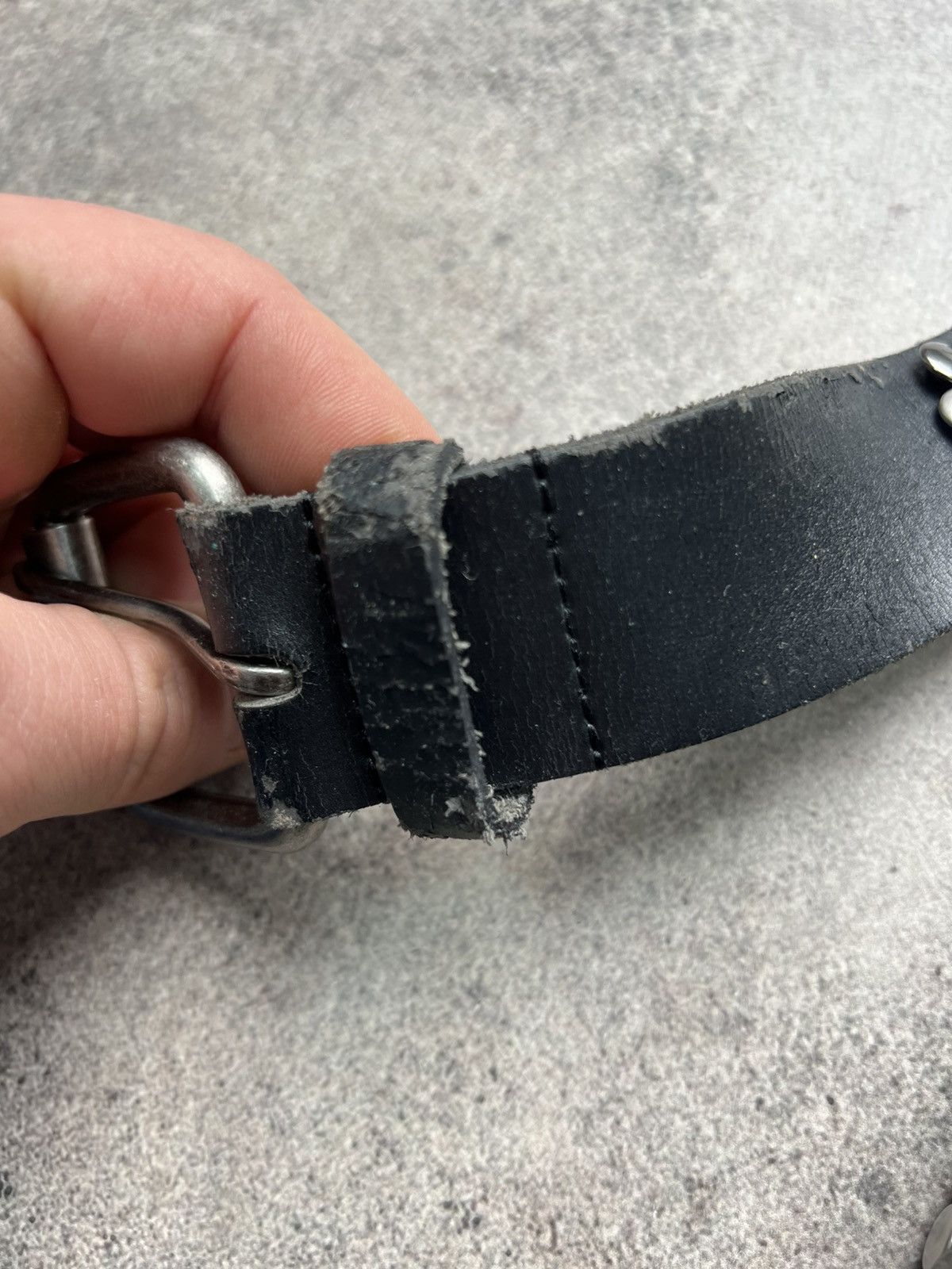 Hysteric Glamour Vintage studded leather belt Size ONE SIZE - 8 Thumbnail