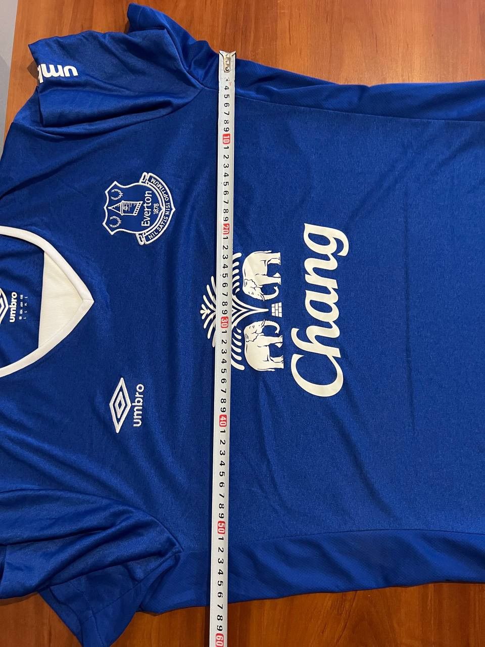 Umbro NEW 2016/17 EVERTON HOME SOCCER JERSEY FOOTBALL SHIRT UMBRO Size US L / EU 52-54 / 3 - 16 Thumbnail