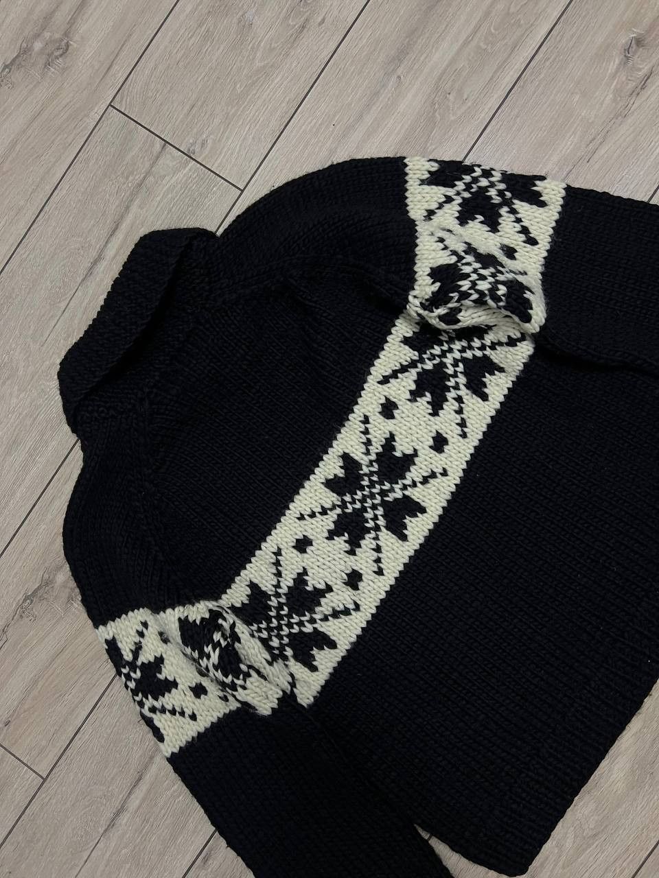 Polo Ralph Lauren 2005 Hand-Knit Ralph Lauren Polo Fair Isle Shawl Sweater XL Size US XL / EU 56 / 4 - 7 Thumbnail