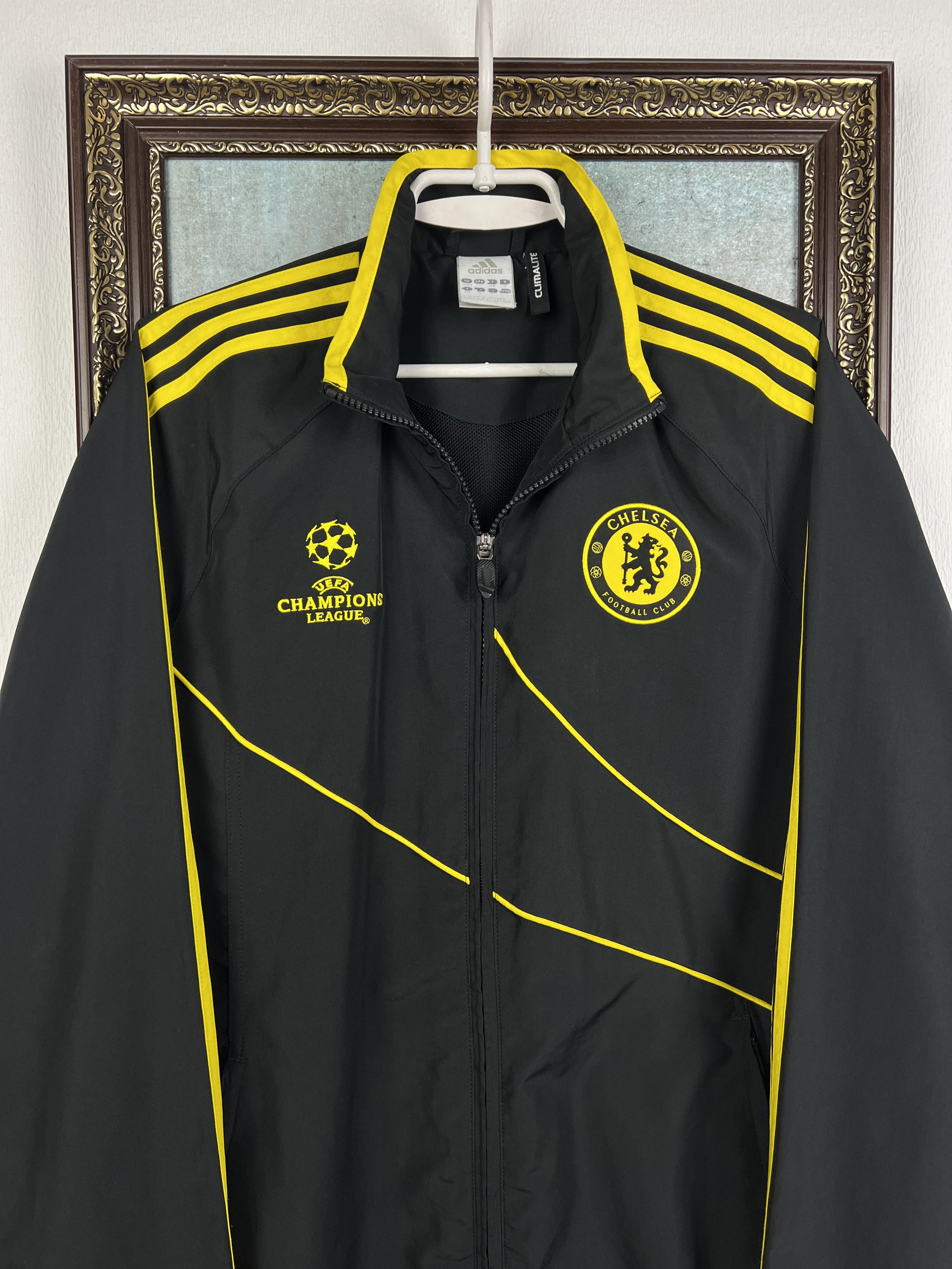 Adidas Vintage Chelsea Football Jacket Soccer Train Track Top Size US M / EU 48-50 / 2 - 2 Thumbnail