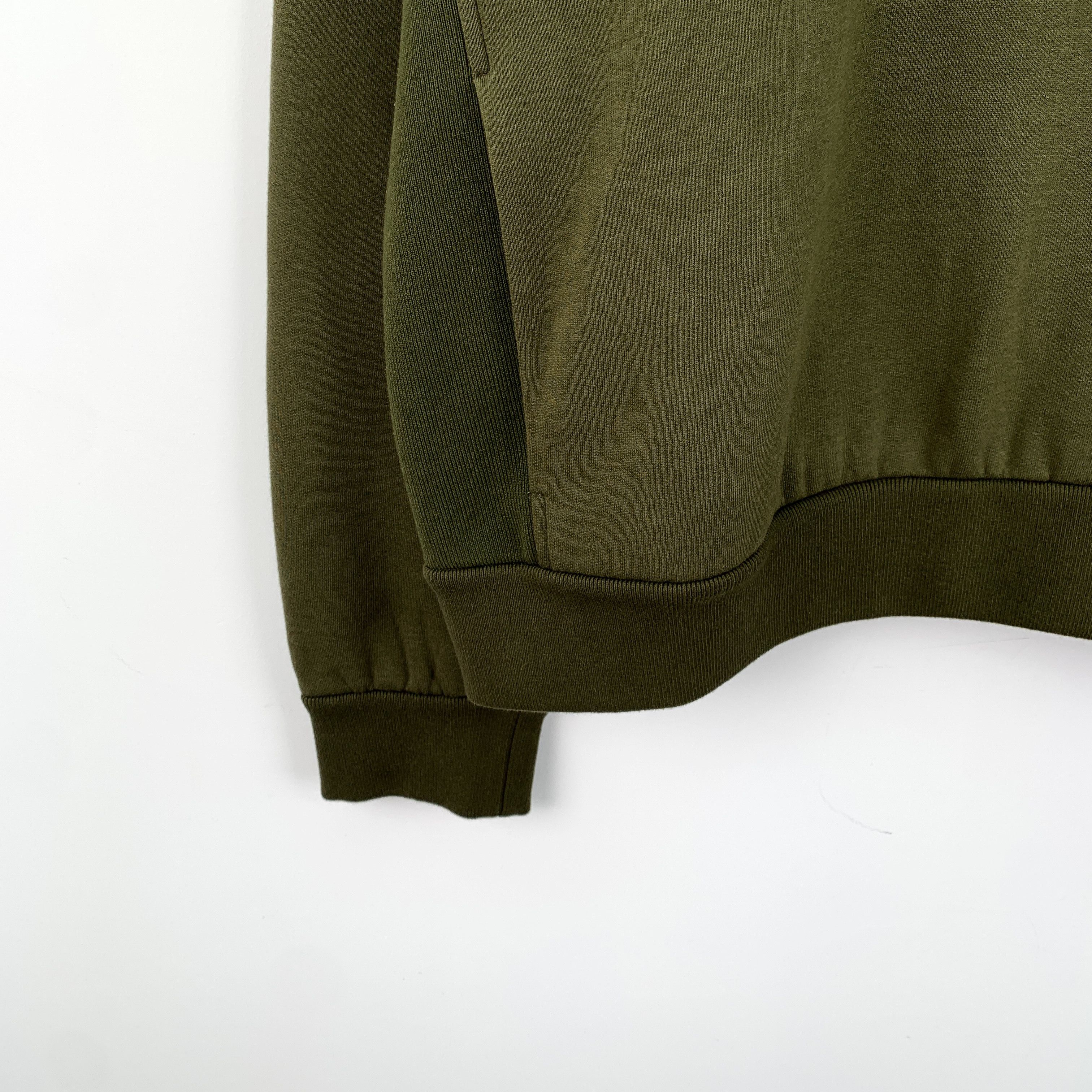 Loro Piana Loro Piana Army Green Cotton Long-Sleeve Sweatshirt (Size M) Size US M / EU 48-50 / 2 - 6 Thumbnail