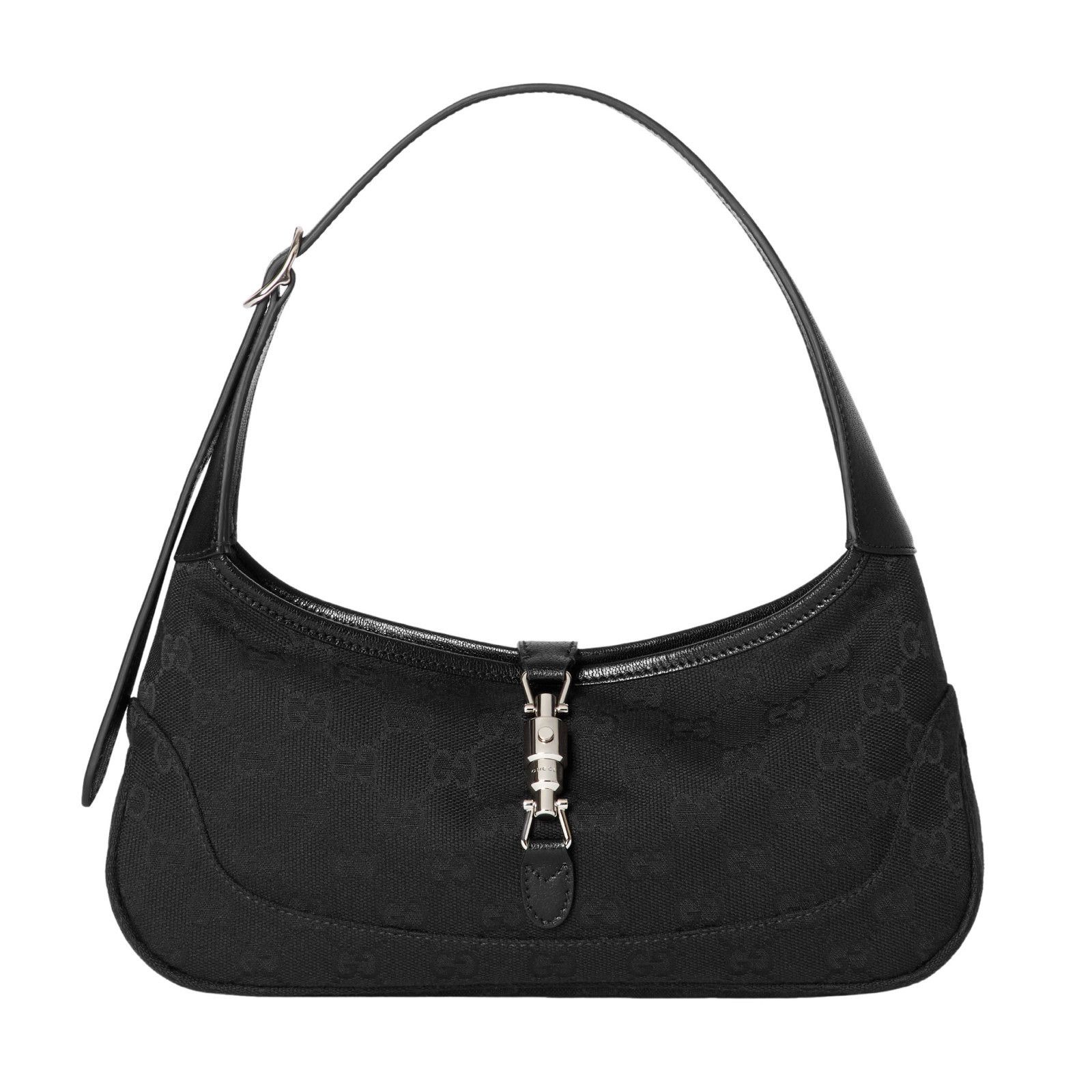 GUCCI Jackie Slim Small $2200 Black Shoulder Bag New & Authe