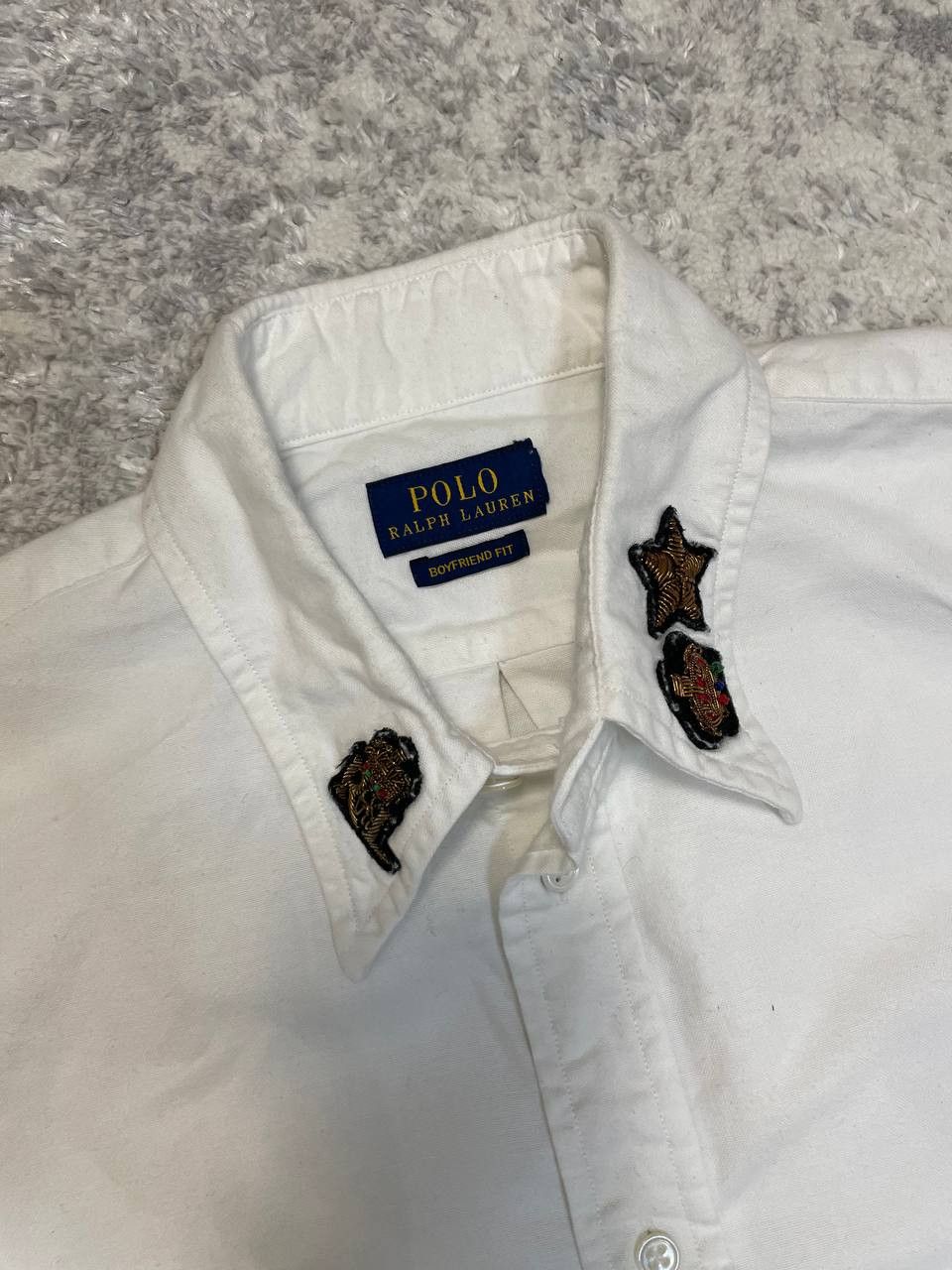 Ralph Lauren Men’s Ralph Lauren White Shirt, Boyfriend Fit, Large Size US L / EU 52-54 / 3 - 3 Thumbnail