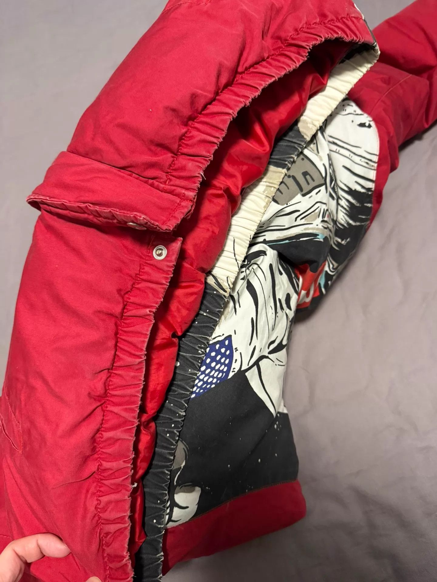 Supreme Supreme Astronaut Men's Red Puffer Jacket L Good Condition Size US L / EU 52-54 / 3 - 7 Thumbnail