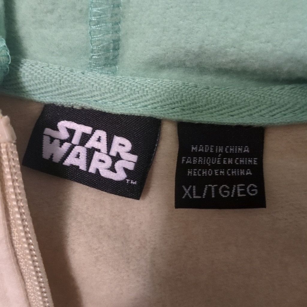 Star Wars Star wars baby Yoda zipped hoodie jacket size XL Size XL / US 12-14 / IT 48-50 - 3 Thumbnail