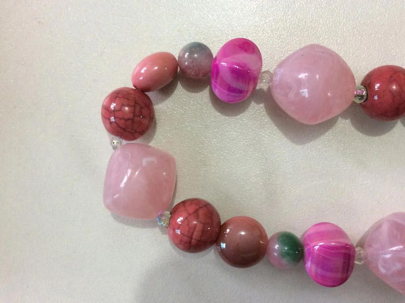 Designer lovely Gift for Women's beads pink Necklace Size ONE SIZE - 8 Thumbnail