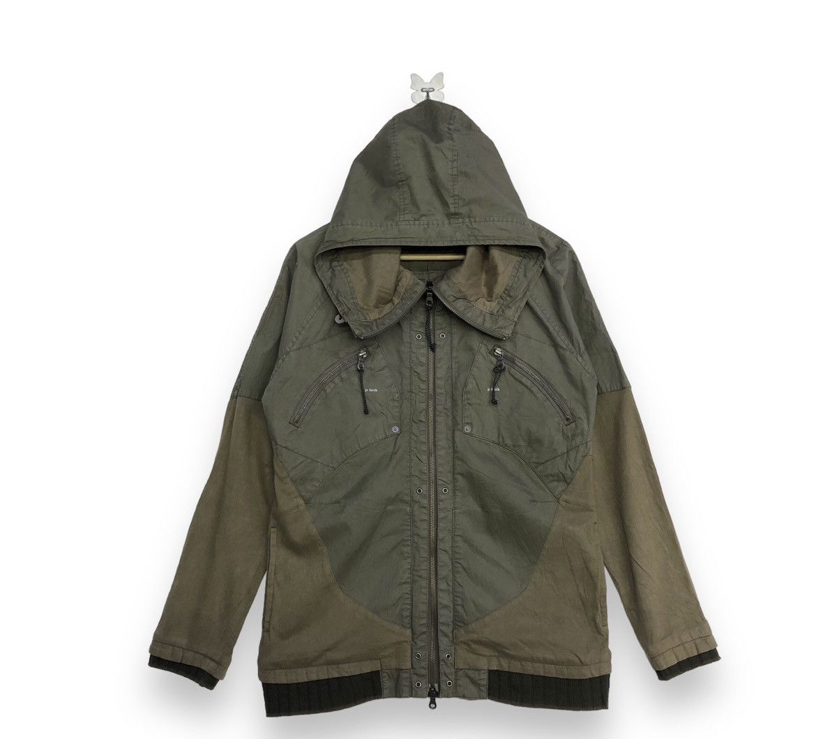 image of Ppfm Design Tactical Hoodie Light Jacket in Army Green, Men's (Size Small)