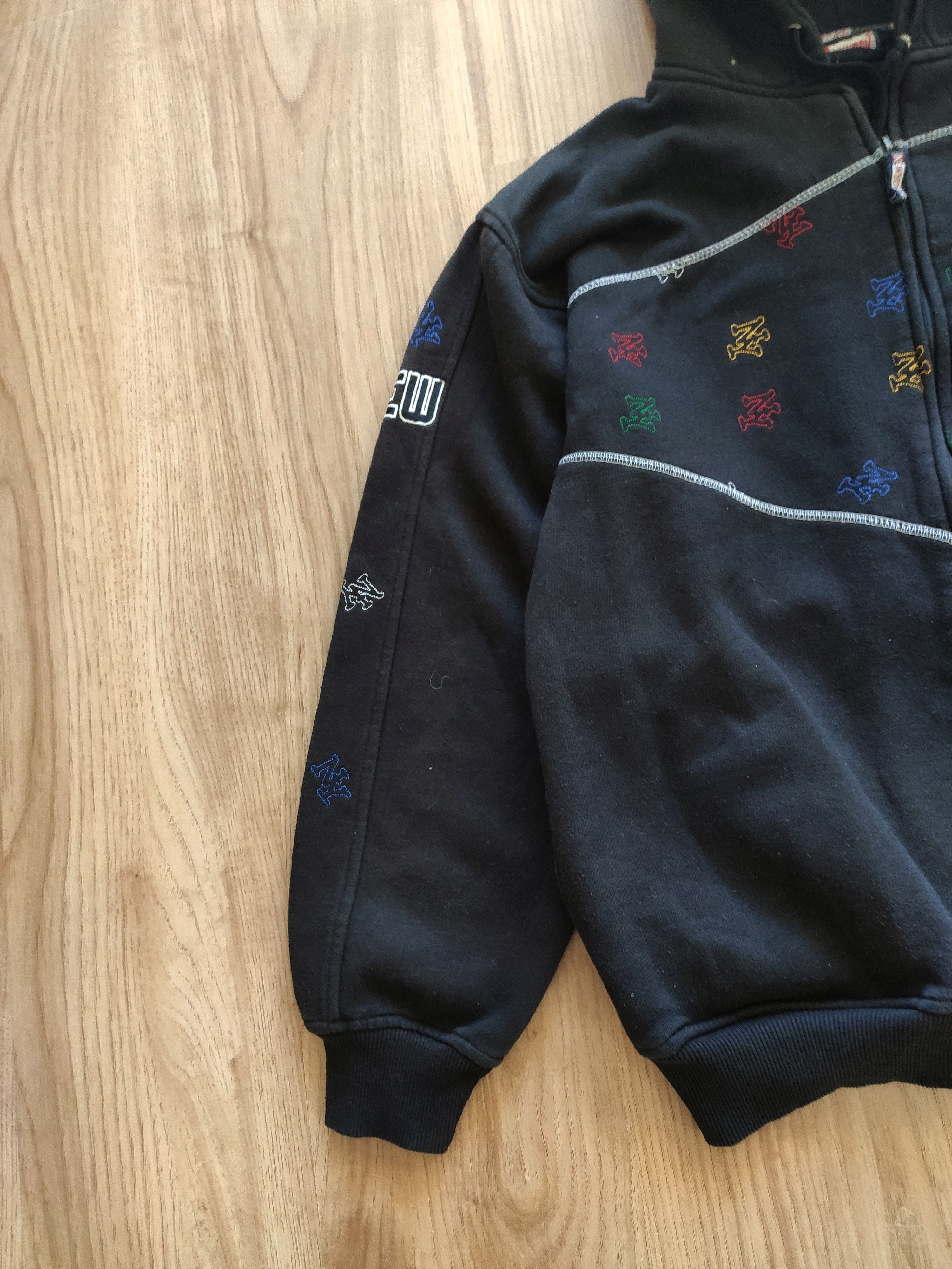Vintage Vintage New York boxy zip hoodie 90s 80s skate streetwear Size US L / EU 52-54 / 3 - 4 Thumbnail