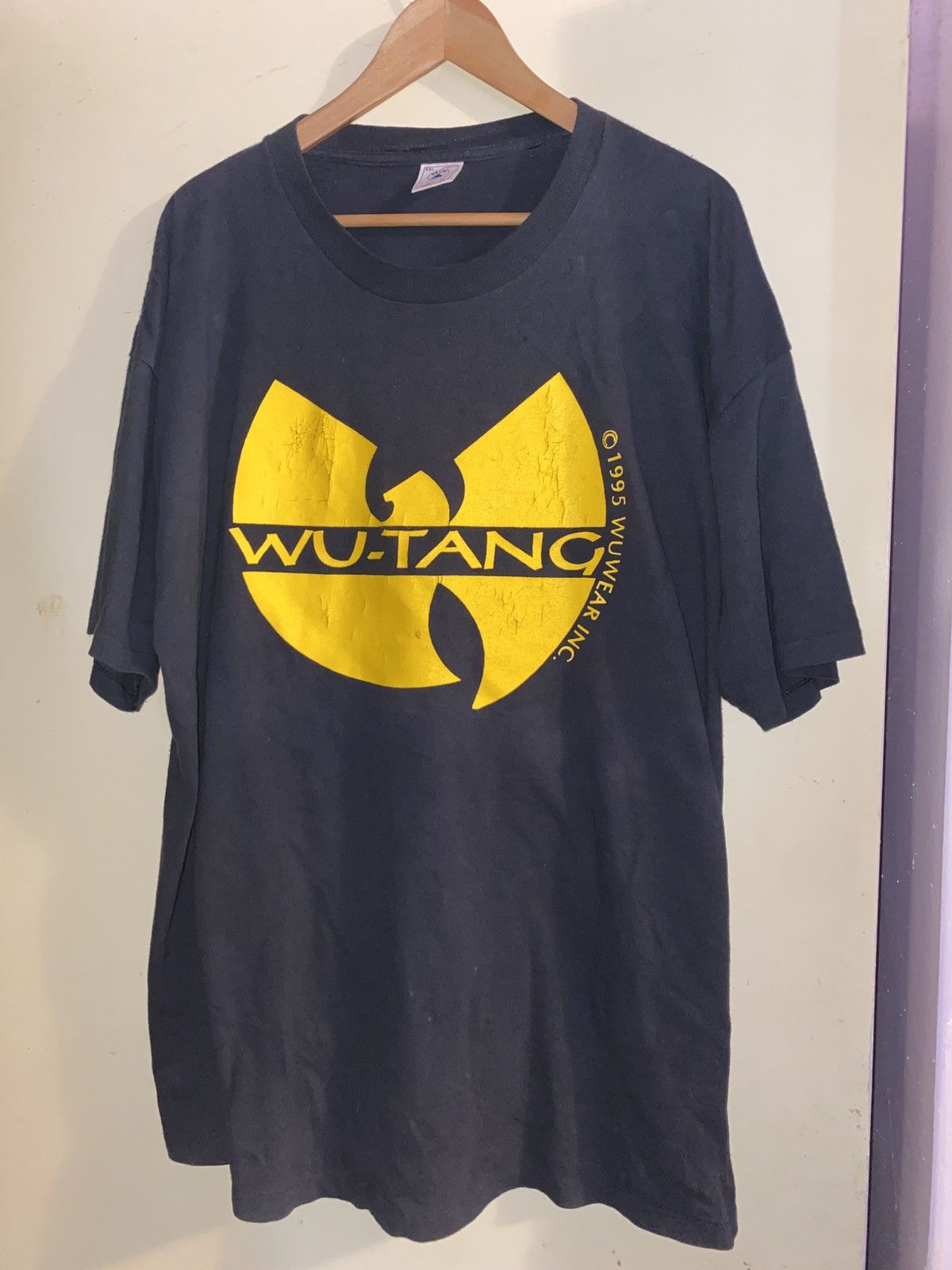 image of Band Tees x Rap Tees Wu Tang Clan 1995 Tshirt Size Xxl in Black, Men's