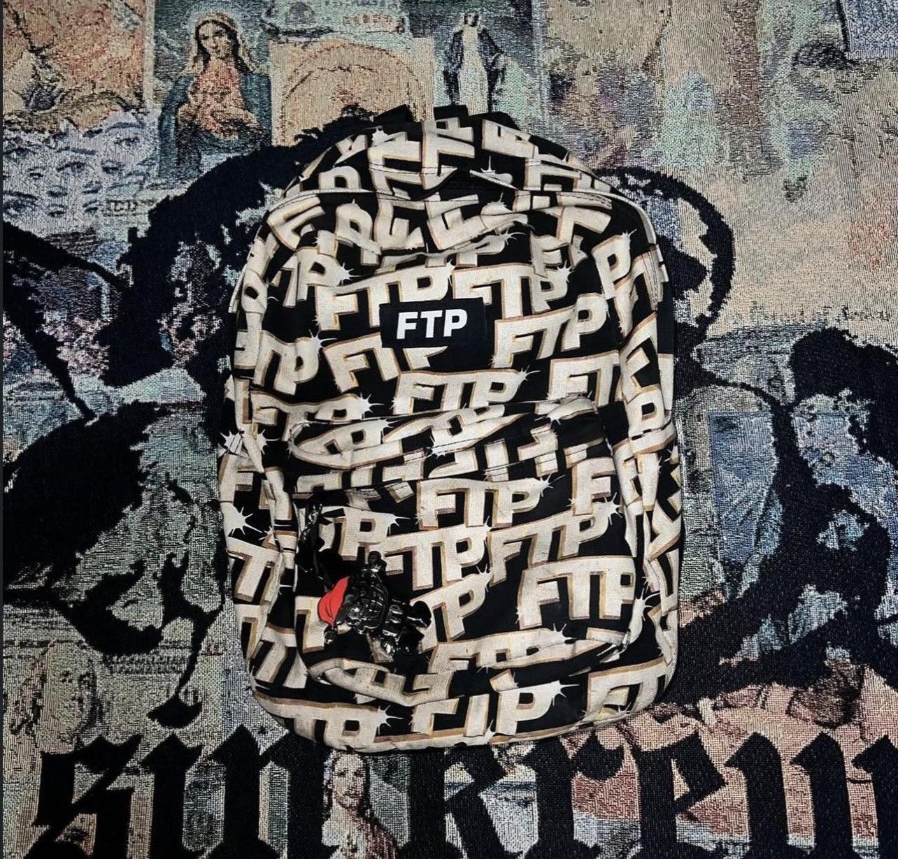 Fuck The Population FTP Bling Backpack (2017) Size ONE SIZE - 1 Thumbnail