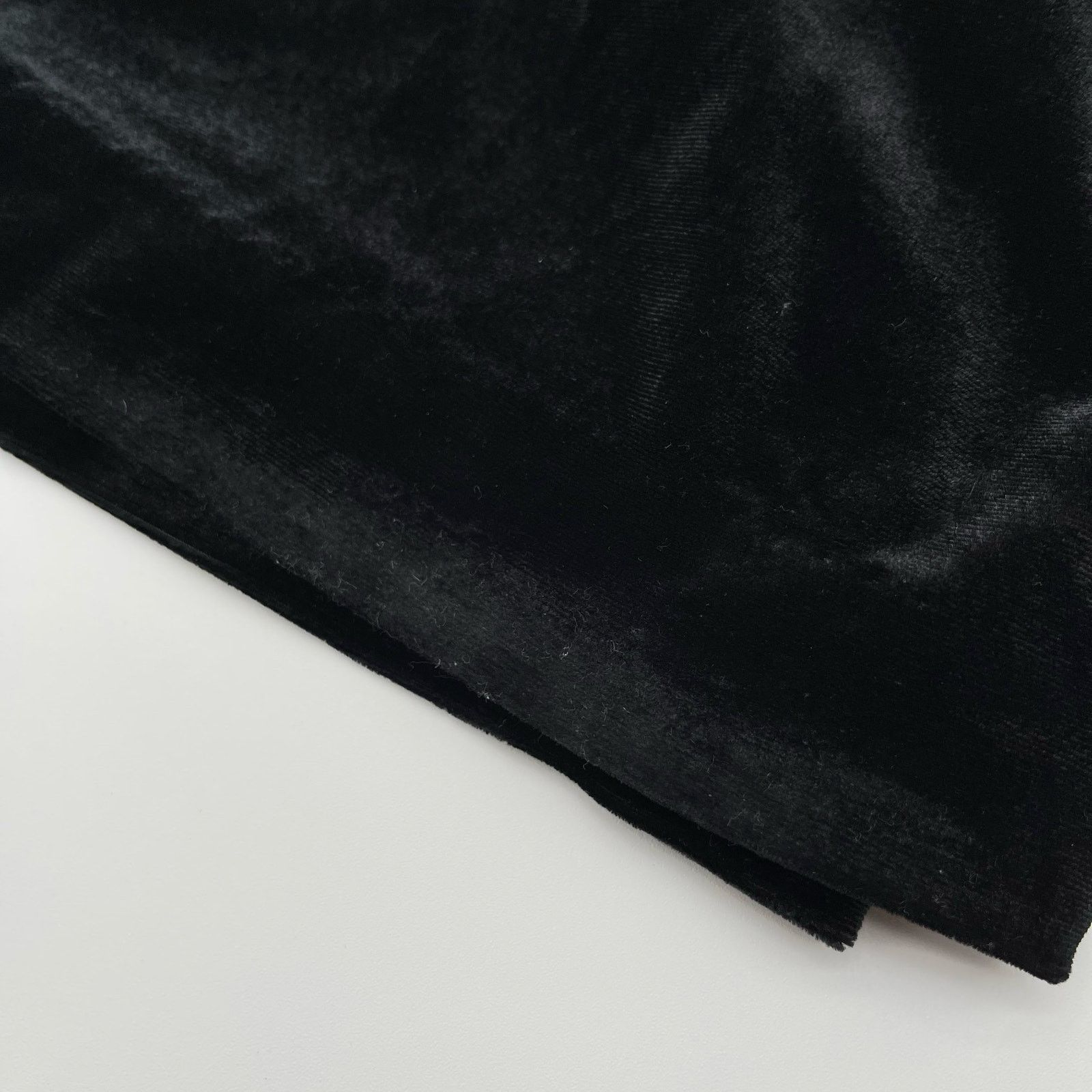 Ciao Lucia Ciao Lucia | Barca Pant Black Velvet Wide Leg Trousers XXS Size 24" / US 00 / IT 34 - 11 Thumbnail