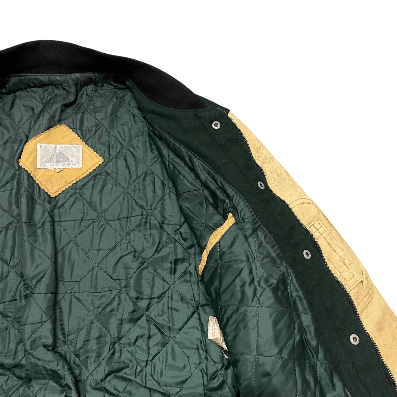 Rogue Vintage 90's Rogues for Men Wool Varsity Jacket Distress Size US M / EU 48-50 / 2 - 10 Thumbnail