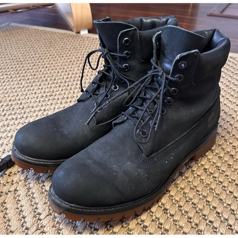 Timberland Men’s Size 11 Black Timberland Boots Size 11 Size US 11 / EU 44 - 7 Thumbnail