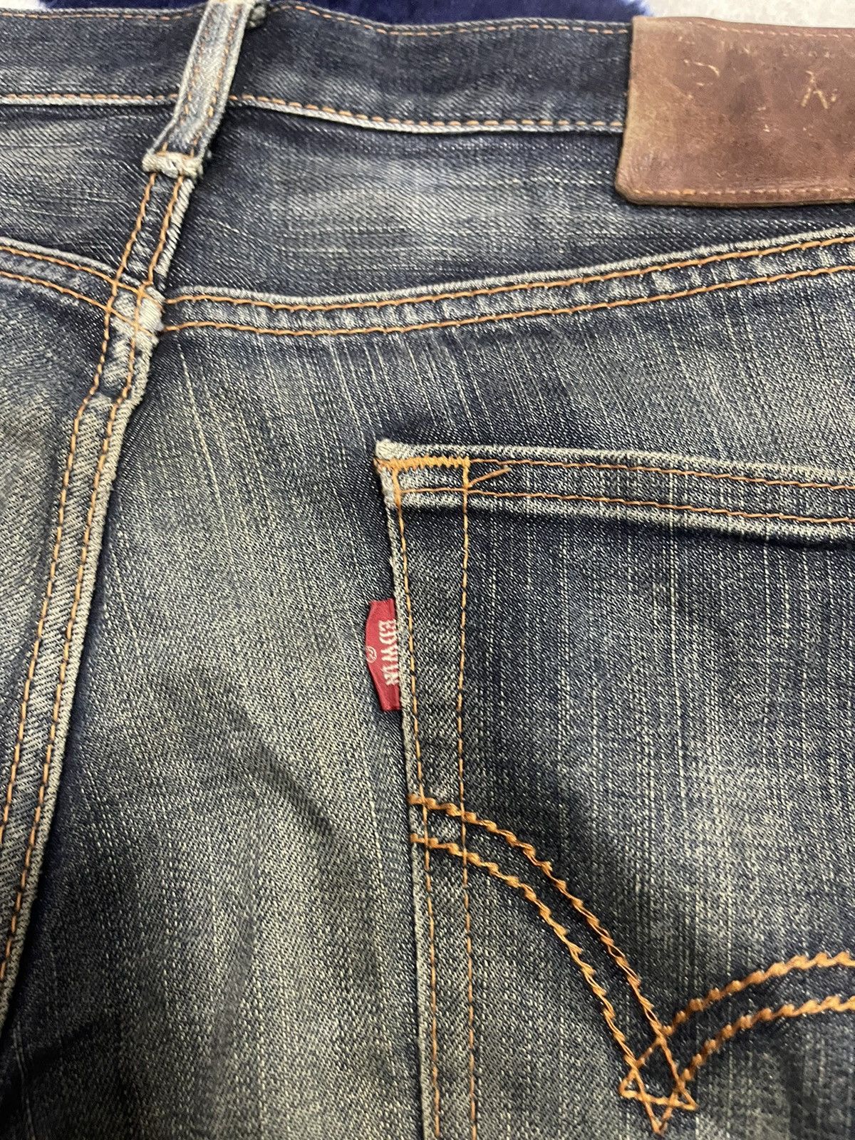 Edwin × Japanese Brand Edwin Distressed Jeans (14) Size US 38 / EU 54 - 4 Thumbnail