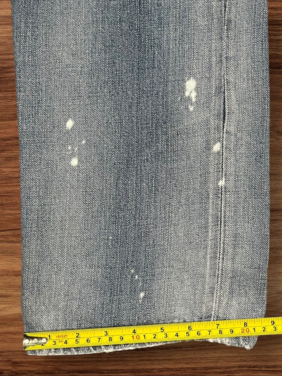 Edwin × Japanese Brand × Takeo Kikuchi Vintage Japanese Brand Edwin Paint Splattered Selvedge Jeans Size US 32 / EU 48 - 19 Thumbnail