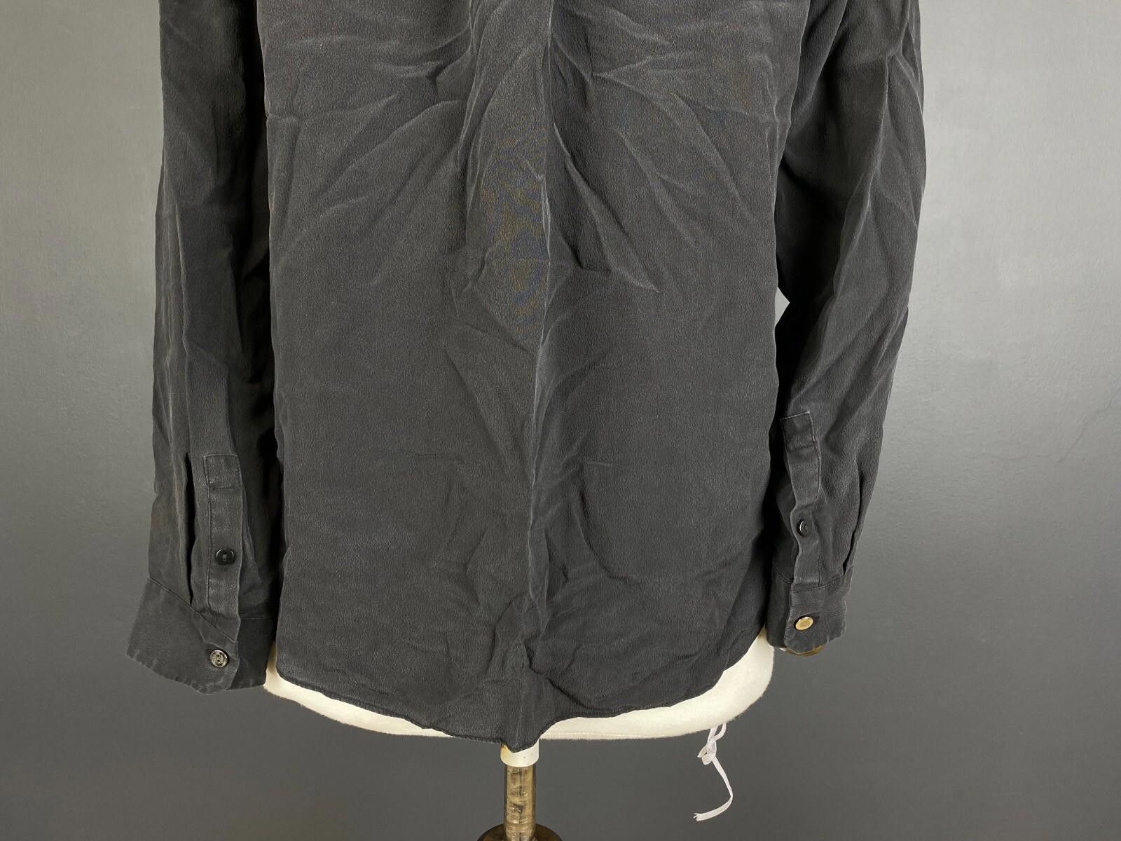 The Kooples The Kooples Black Lightweight Button Down Shirt Size M Size M / US 6-8 / IT 42-44 - 8 Thumbnail