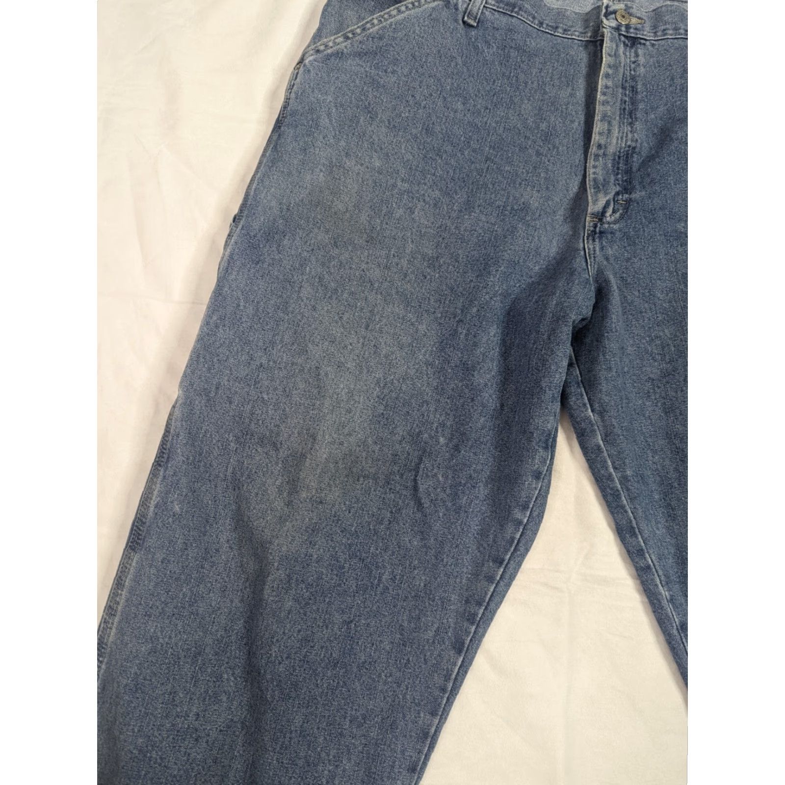 Wrangler Wrangler Jeans Carpenter Denim Blue 40x32 Straight M5J Men Regular waistband pockets Size US 40 / EU 56 - 4 Thumbnail