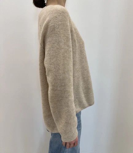 Acne Studios Acne Studios Womens Fn Wn Knit Alpaca Wool Jumper Beige Size S / US 4 / IT 40 - 5 Thumbnail