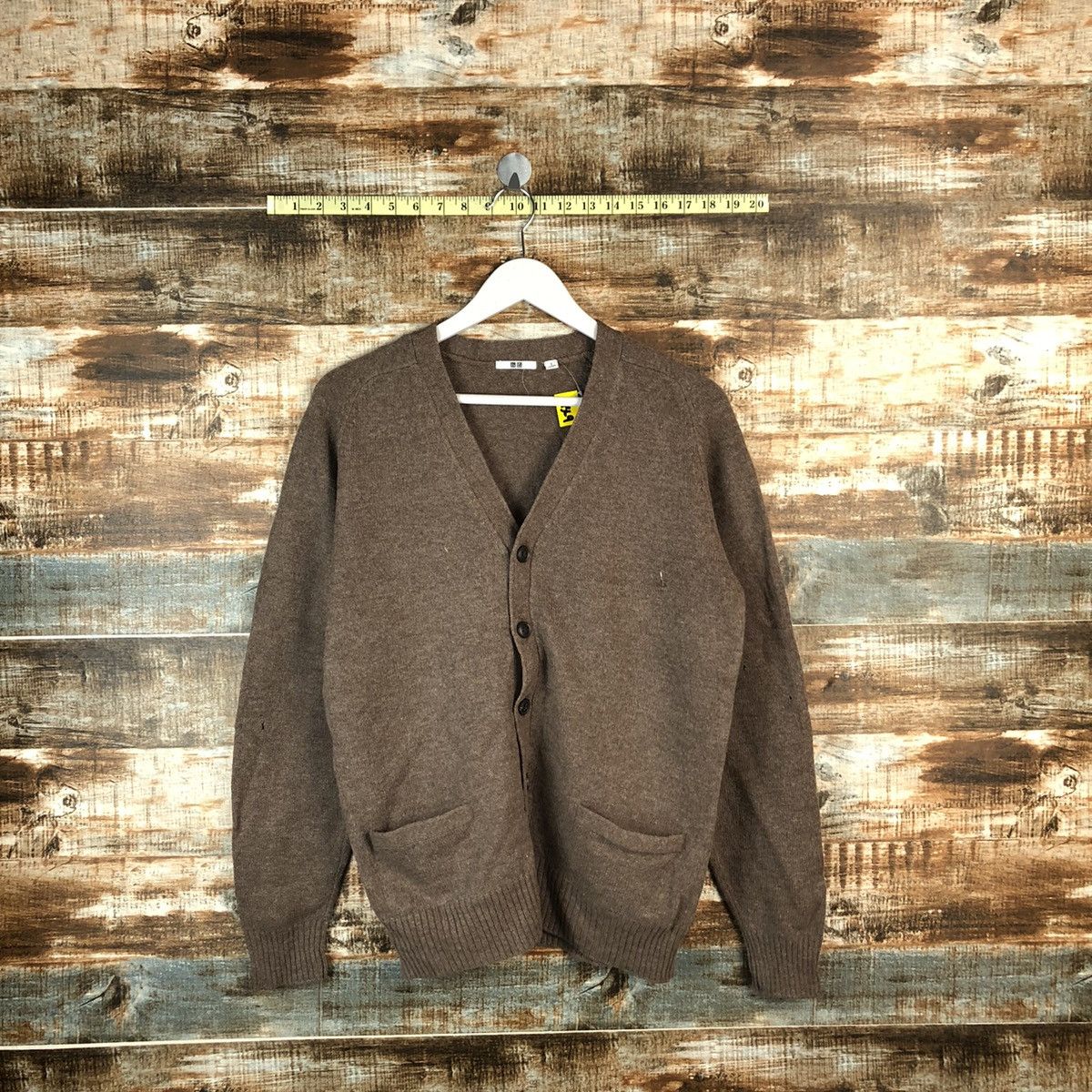 Uniqlo Uniqlo Brown Cardigan Knitwear #A1369 Size US S / EU 44-46 / 1 - 1 Thumbnail