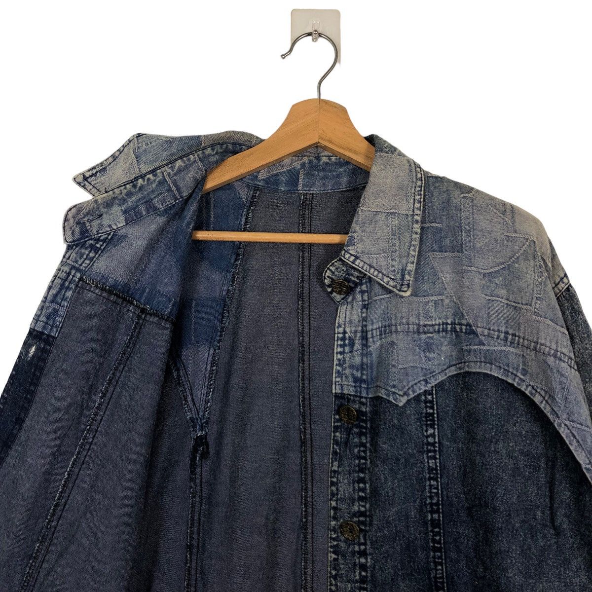 Japanese Brand 🔥90’s Vintage Sisoko Quilted Blue Blue Japan Jacket Size US M / EU 48-50 / 2 - 10 Thumbnail