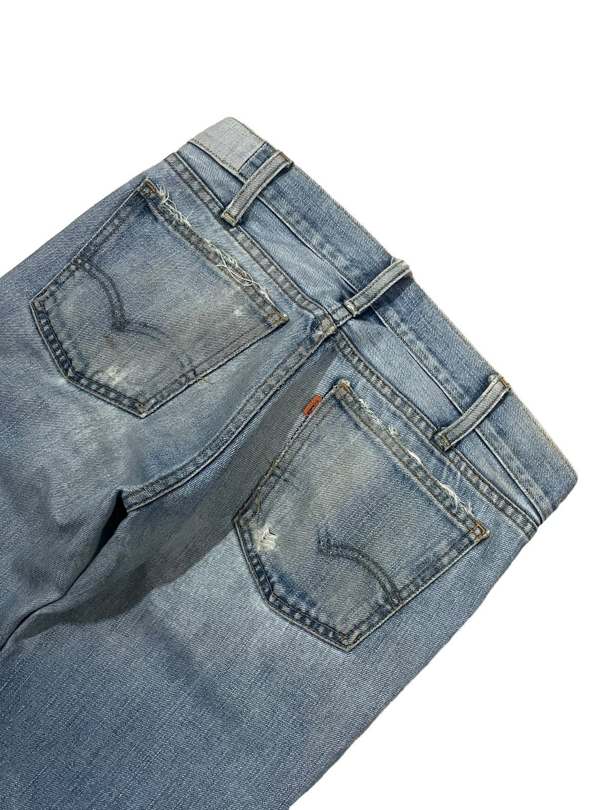 Levi's Vintage Clothing 1990s Levi’s 501 Orange Tab Big E Lot 68606 Distressed Jeans Size US 29 - 6 Thumbnail