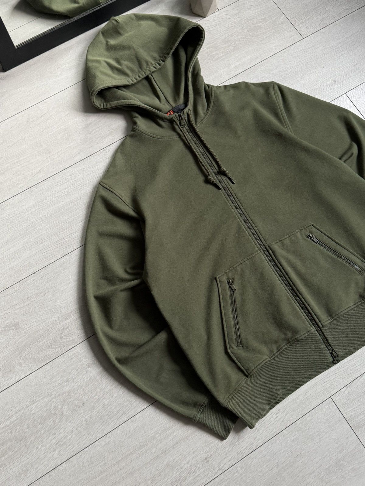 Yohji Yamamoto Y-3 Yohji Yamamoto Big Logo Zip Hoodie Size US XL / EU 56 / 4 - 3 Thumbnail