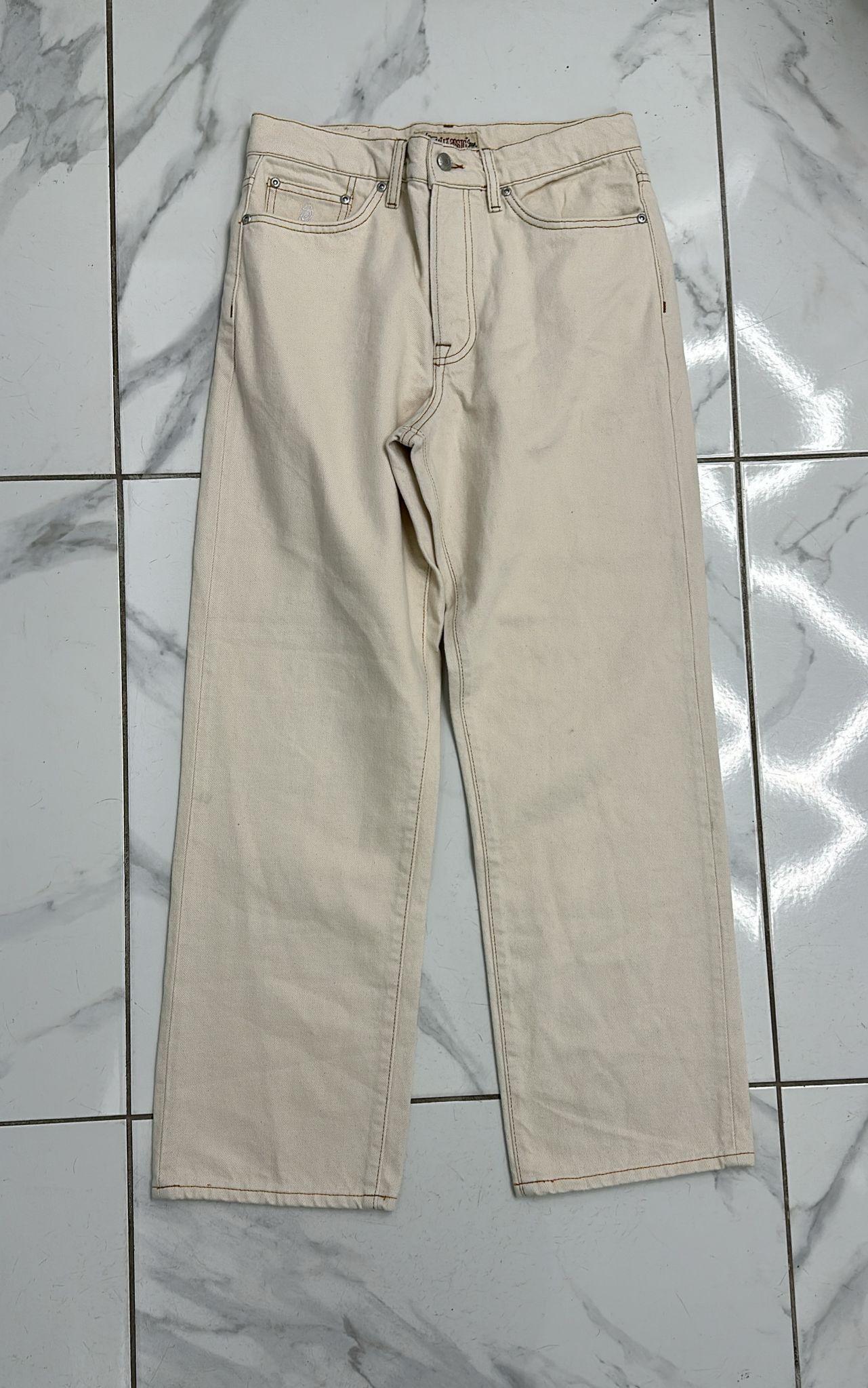 Stussy × Vintage Stussy Classic Jean Denim “Natural” 30 Size US 30 / EU 46 - 1 Thumbnail