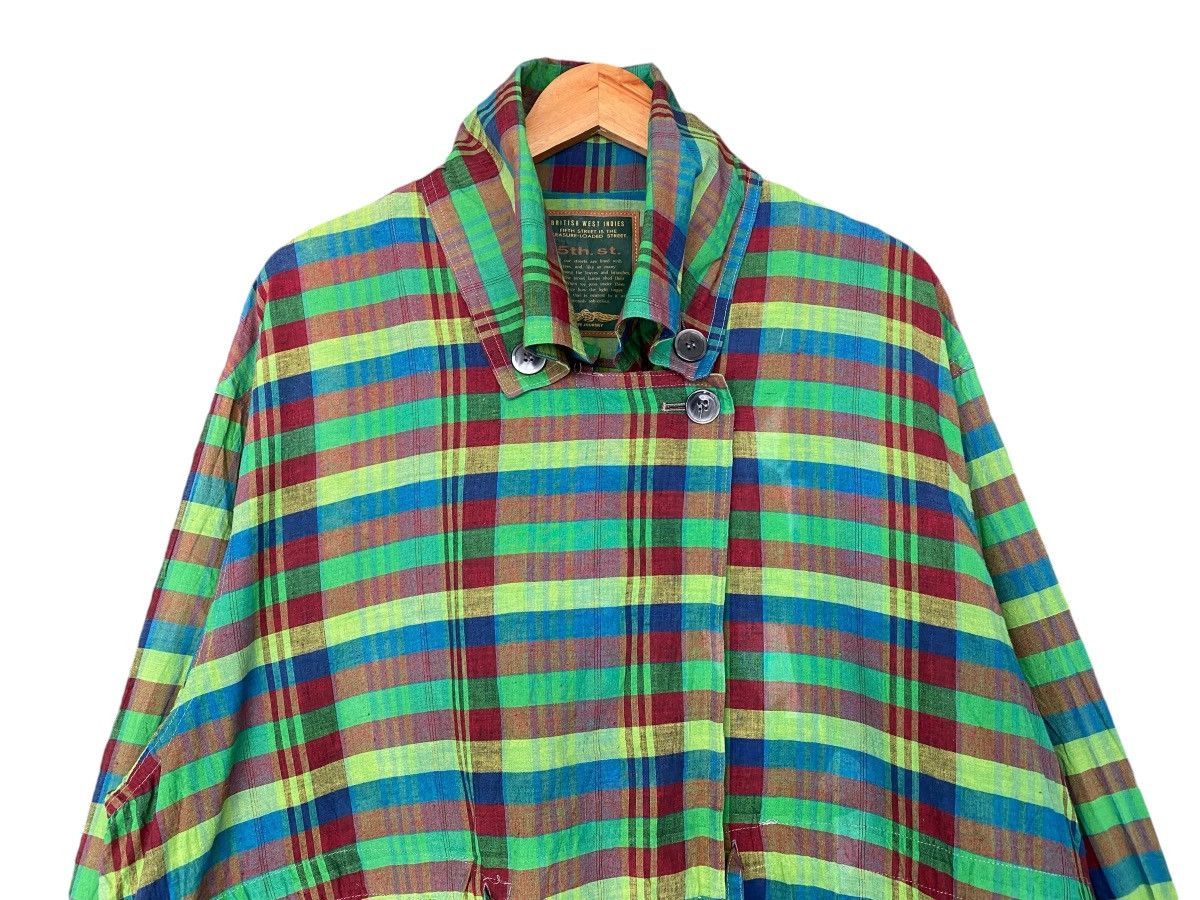 If Six Was Nine BRITISH WEST INDIES 5th Street Madras Cardigan Size US M / EU 48-50 / 2 - 6 Thumbnail
