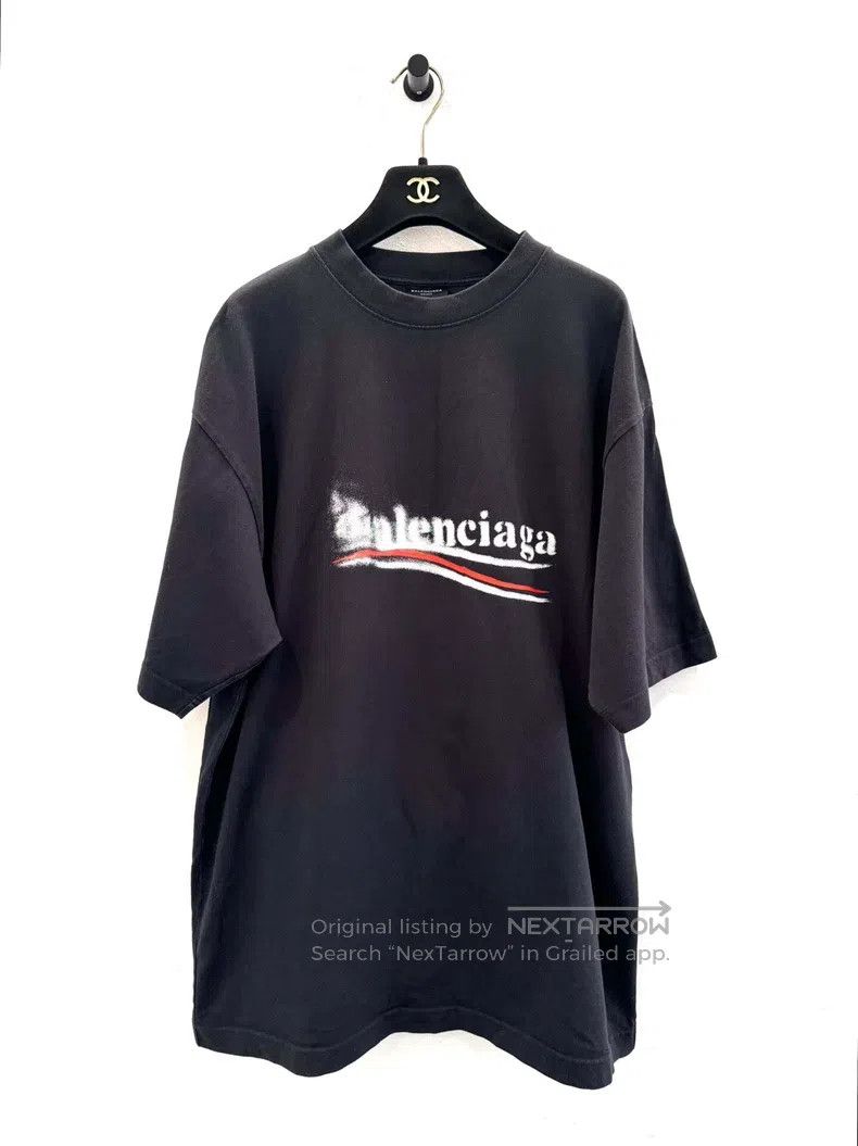 Balenciaga Balenciaga Black dissolved Coca-Cola striped logo short-sl Size US XS / EU 42 / 0 - 1 Thumbnail