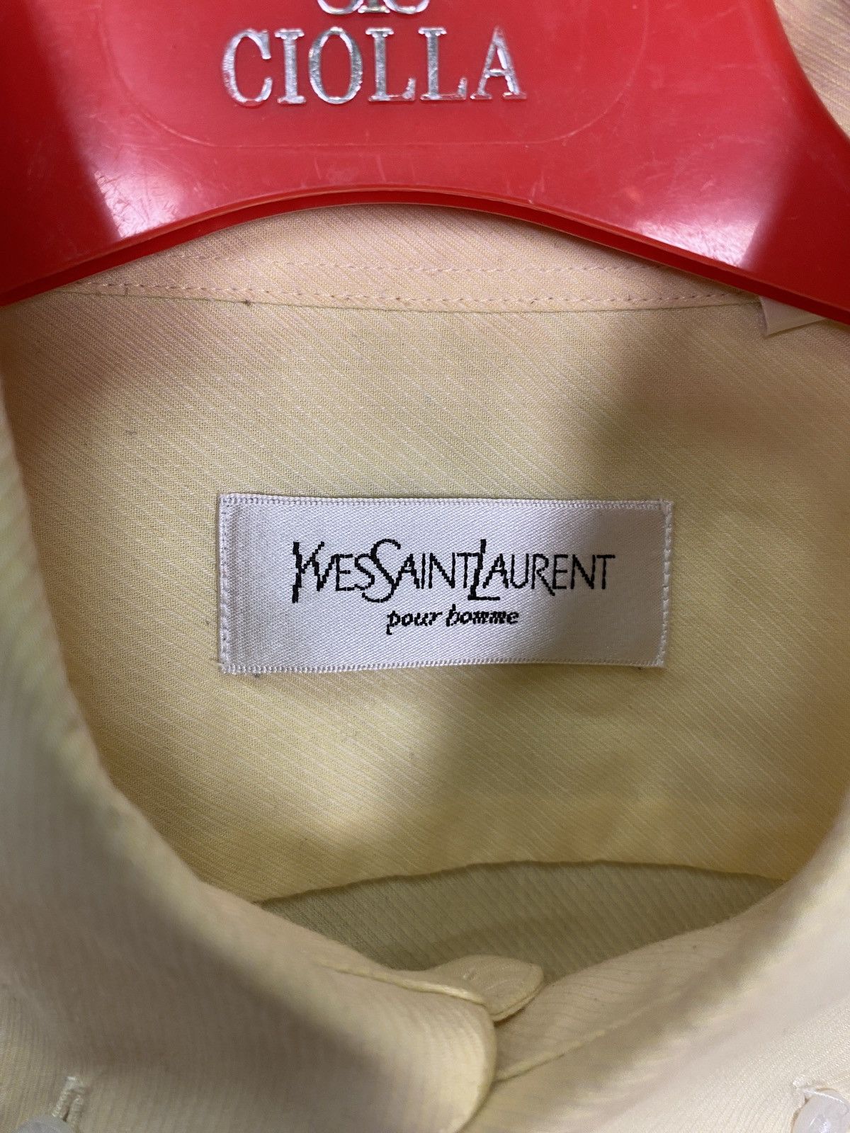 Yves Saint Laurent Vintage swede shirt Yves Saint Laurent Size US L / EU 52-54 / 3 - 4 Thumbnail