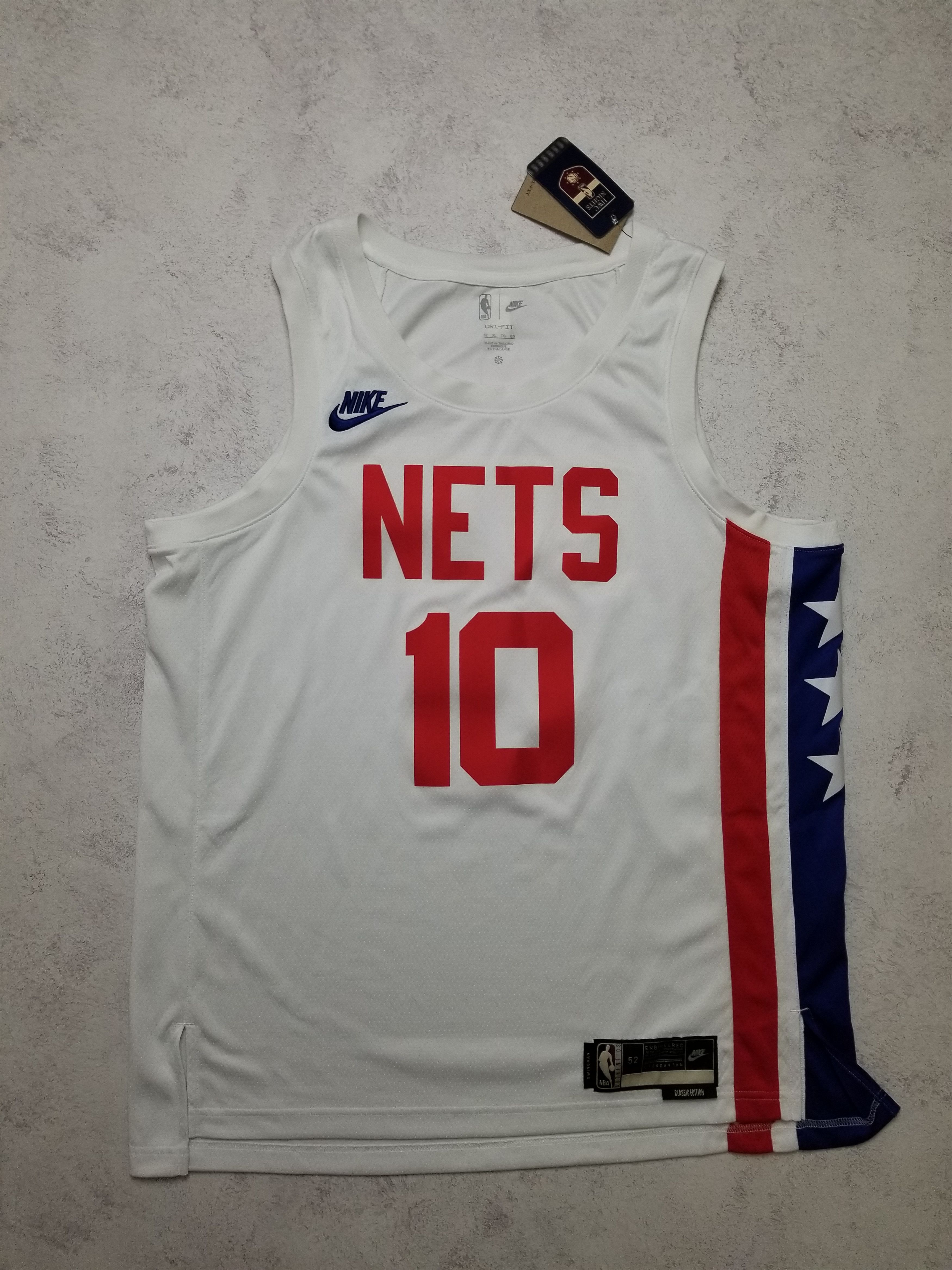 Nike NBA Brooklyn Nets Simmons HWC Swingman Jersey DO9444-101 Size US XL / EU 56 / 4 - 1 Thumbnail