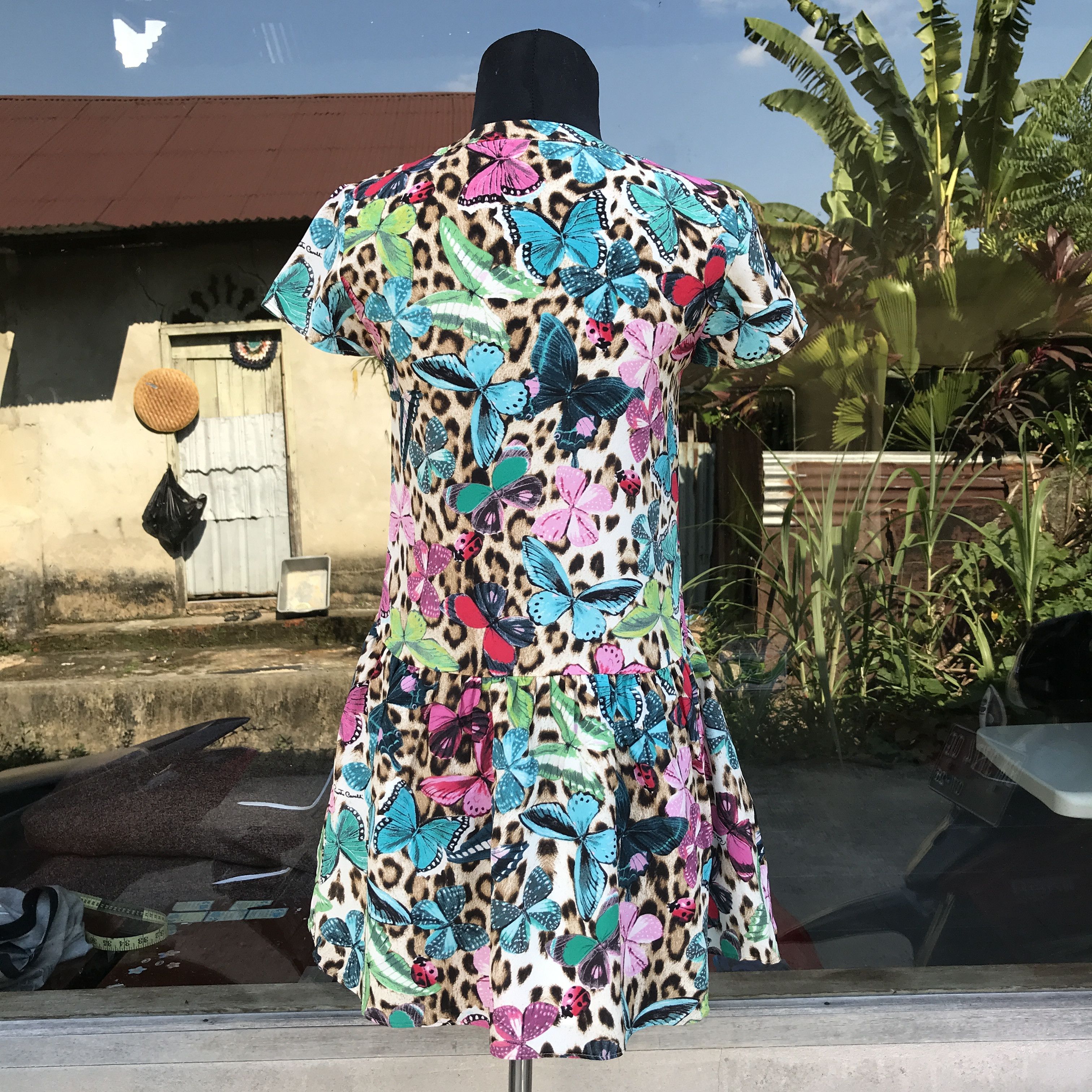 Roberto Cavalli Roberto Cavalli butterfly mini dress Size L / US 10 / IT 46 - 4 Thumbnail