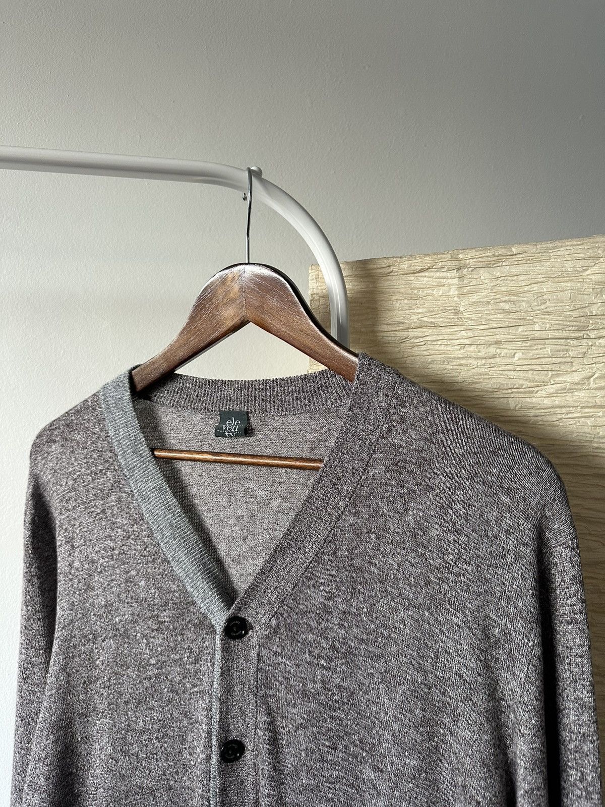 Eleventy ELEVENTY Linen/ Cotton Knit Cardigan Sweater Size L Size US L / EU 52-54 / 3 - 6 Thumbnail