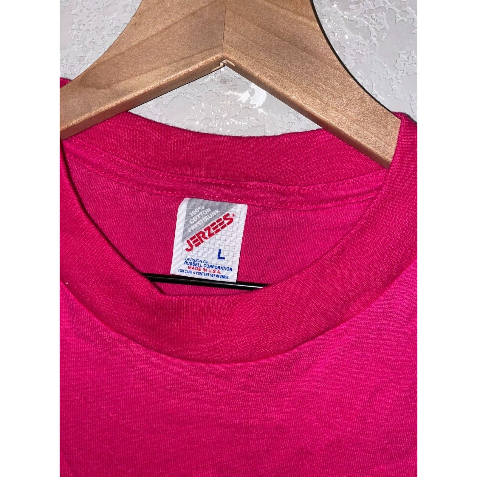 Jerzees Vintage Branson Pink Shirt Flowers Flower Tee 1990s VTG L Size US L / EU 52-54 / 3 - 7 Thumbnail