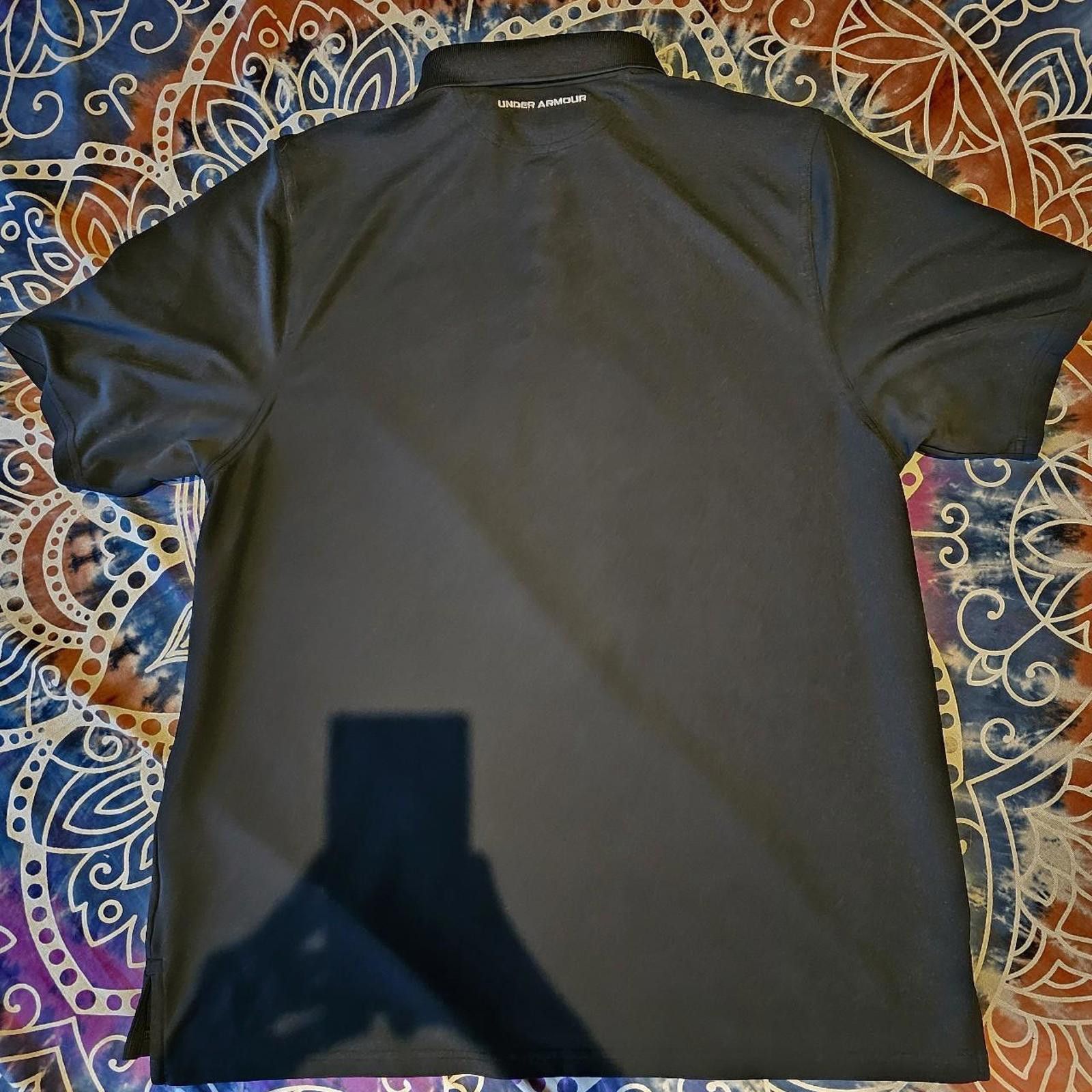 Under Armour Under Armour Men's Black and White Polo-shirt Size US XL / EU 56 / 4 - 5 Thumbnail