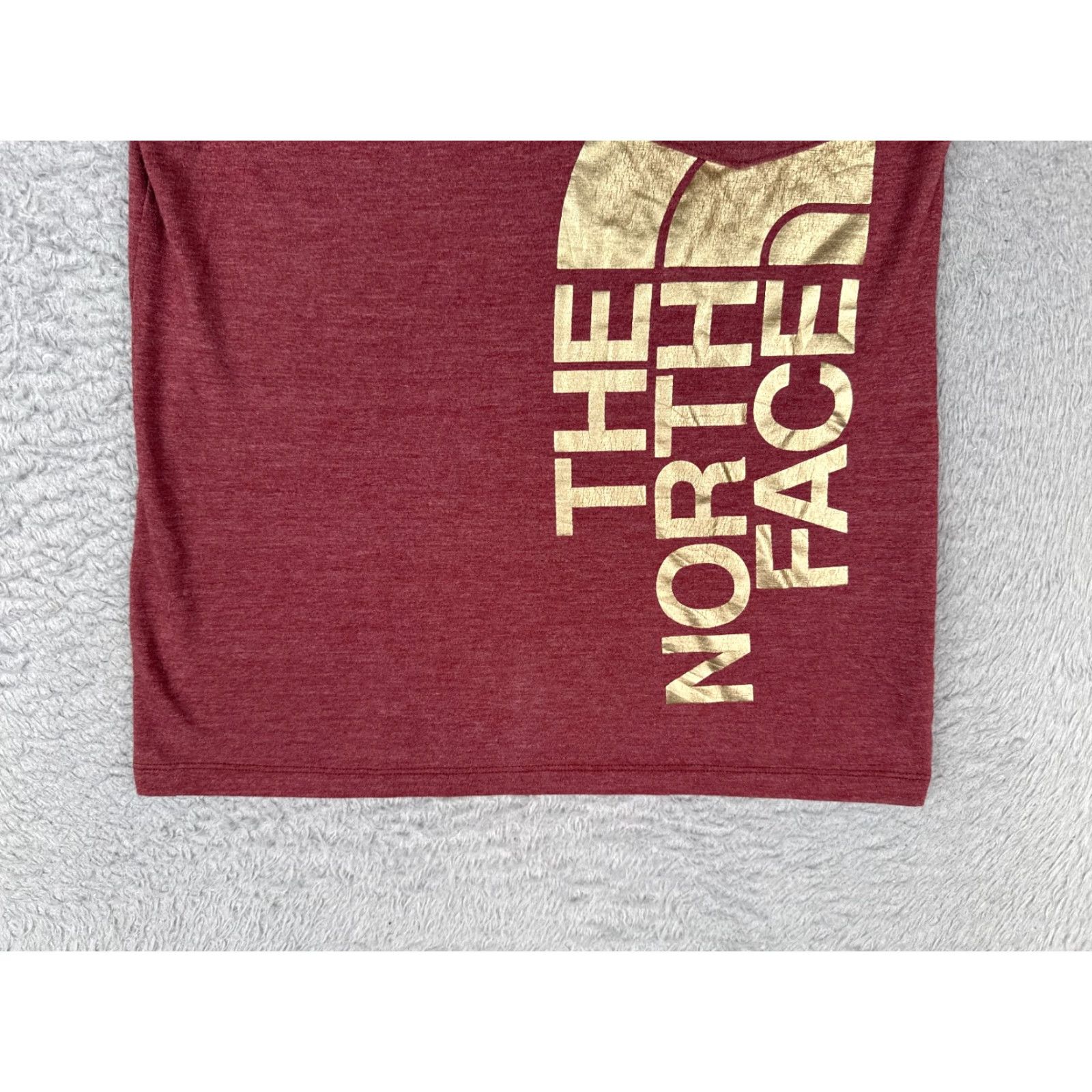 The North Face The North Face Shirt Women S Red Short Sleeve Scoop Neck Tri-Blend Size S / US 4 / IT 40 - 5 Thumbnail