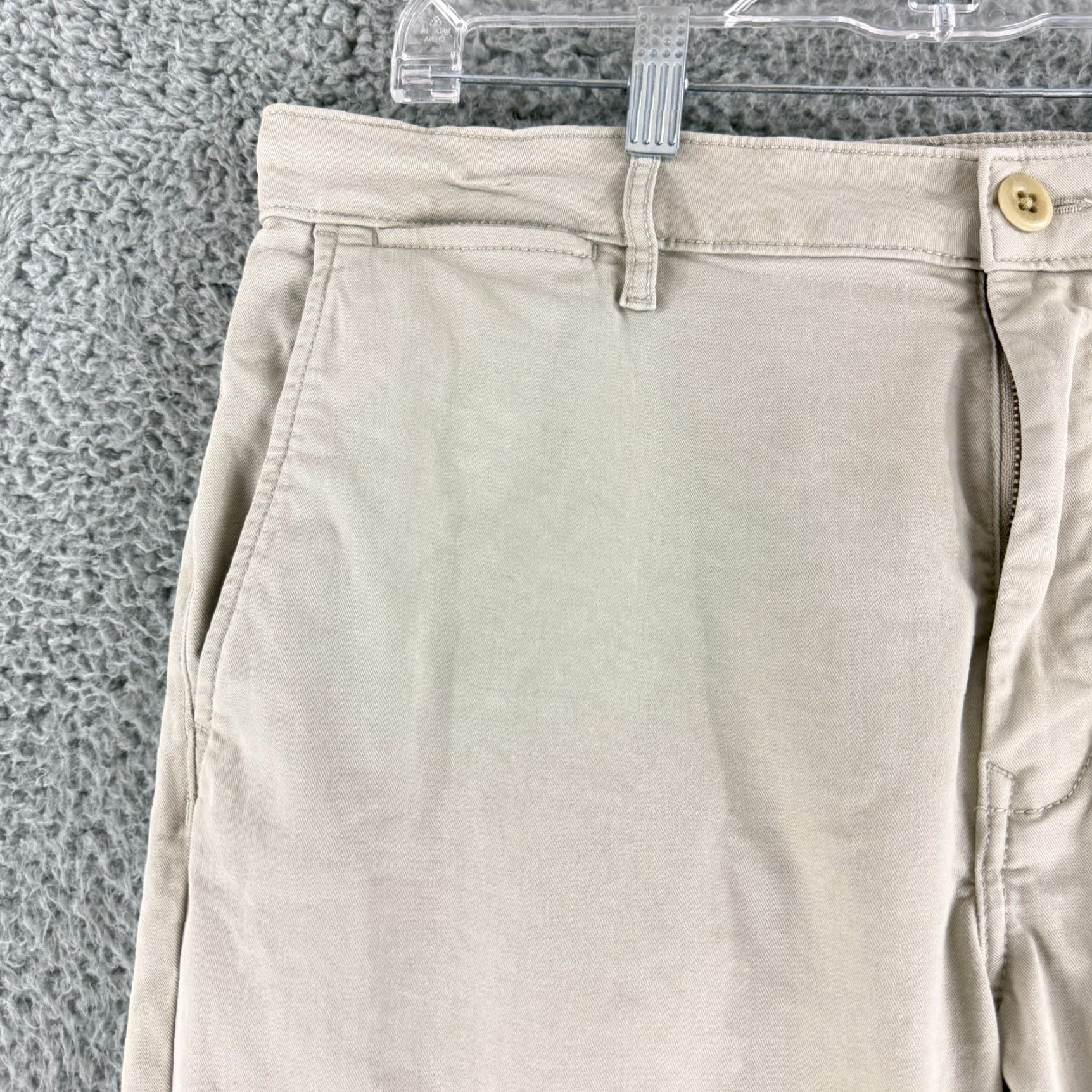 Flint And Tinder Flint and Tinder Chino Pants Mens Size 34x30 Khaki Straight Fit Casual Cotton Size US 34 / EU 50 - 2 Thumbnail