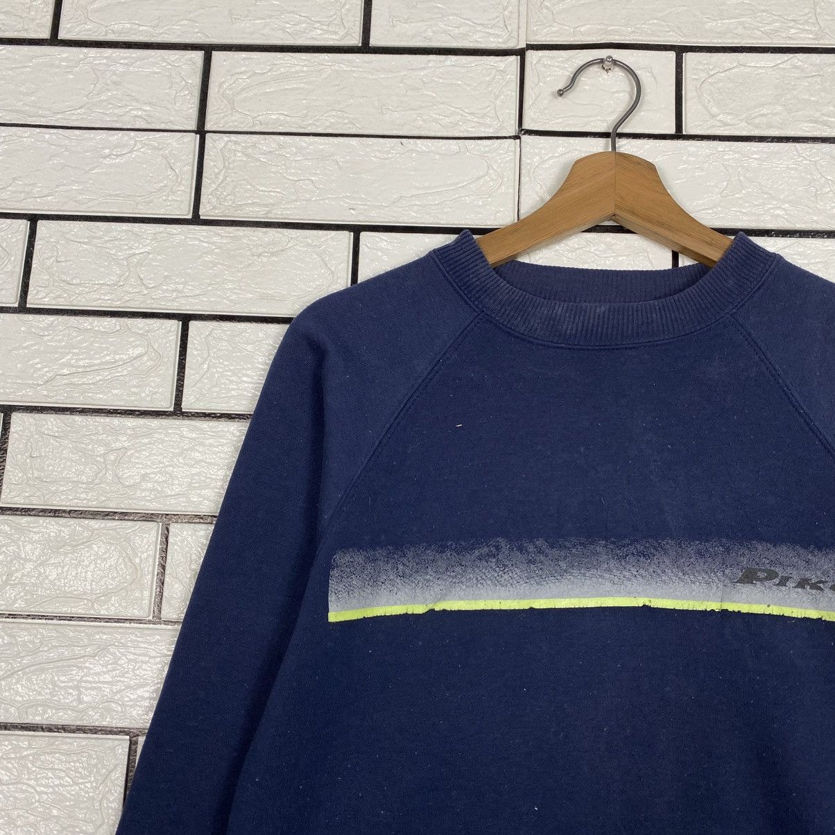 Japanese Brand Vintage Sweatshirt Piko Hawaii Big Logo Striped Size US M / EU 48-50 / 2 - 8 Thumbnail