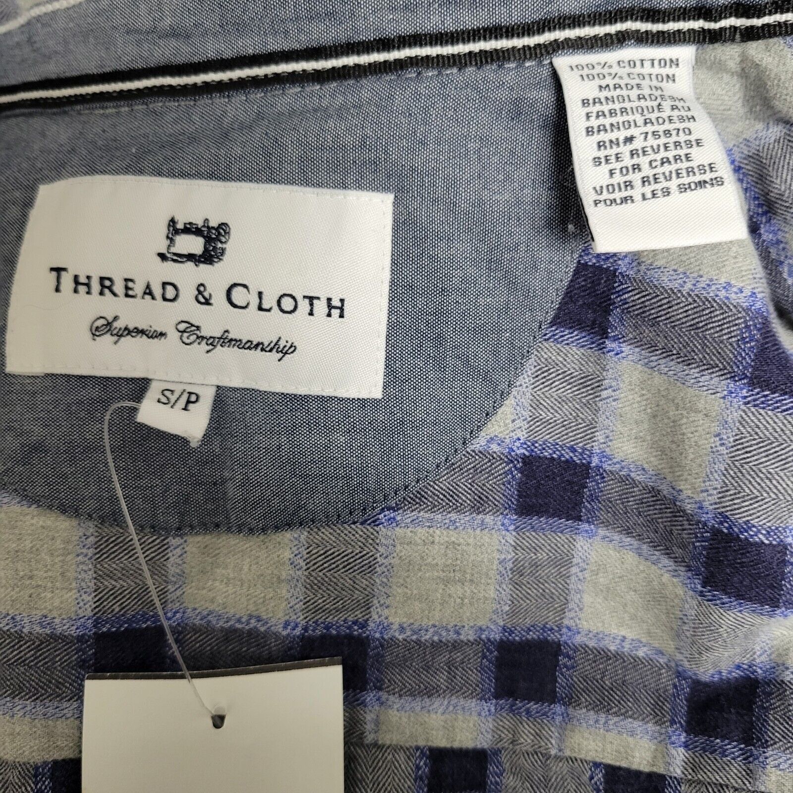 Other Thread & Cloth Button-Up Cotton Shirt Men's. New With Tags Size US S / EU 44-46 / 1 - 5 Thumbnail