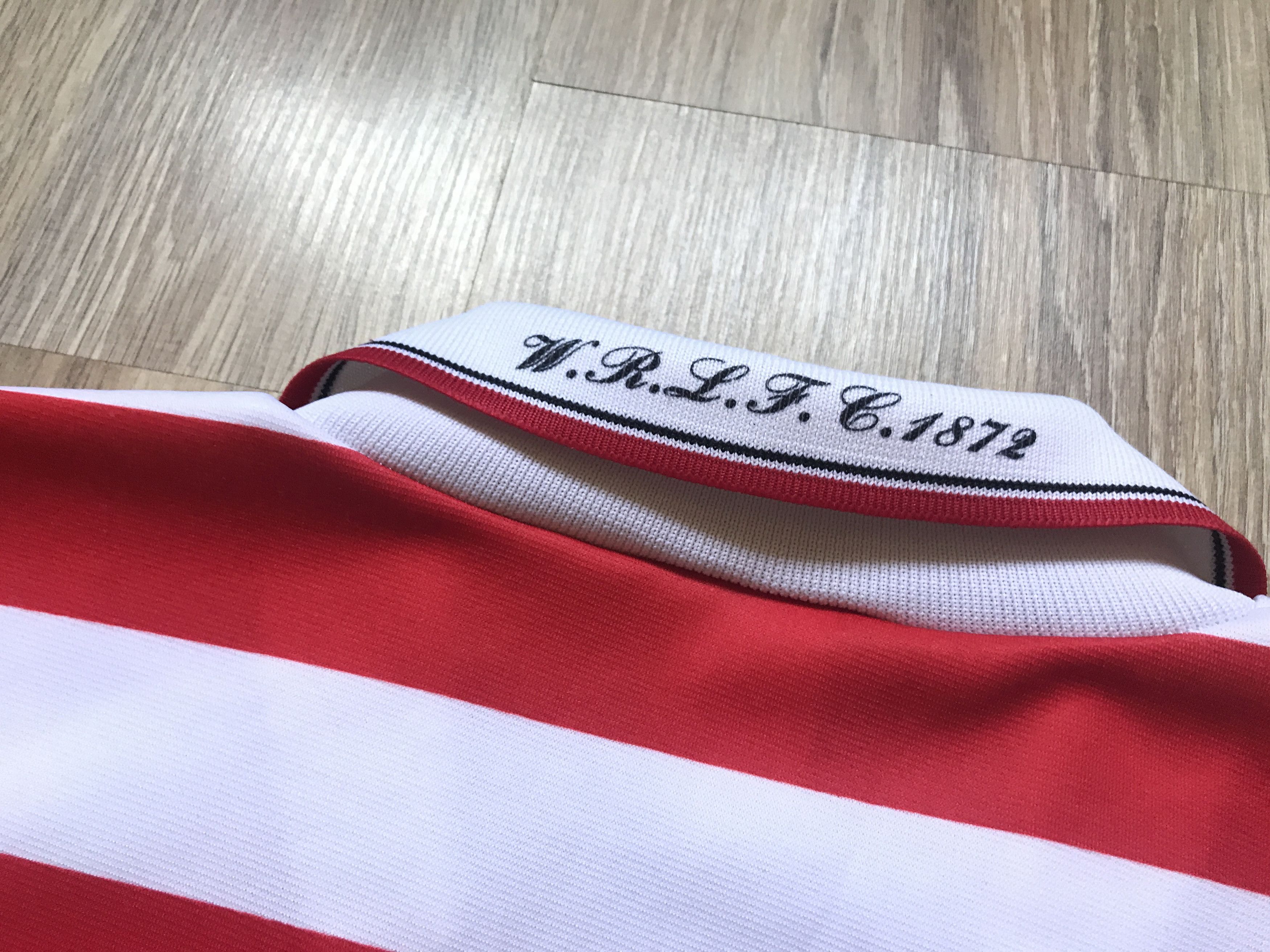 Puma × Vintage Puma Wigan 1995 Rugby Centenary Striped Jersey Size US XL / EU 56 / 4 - 9 Thumbnail
