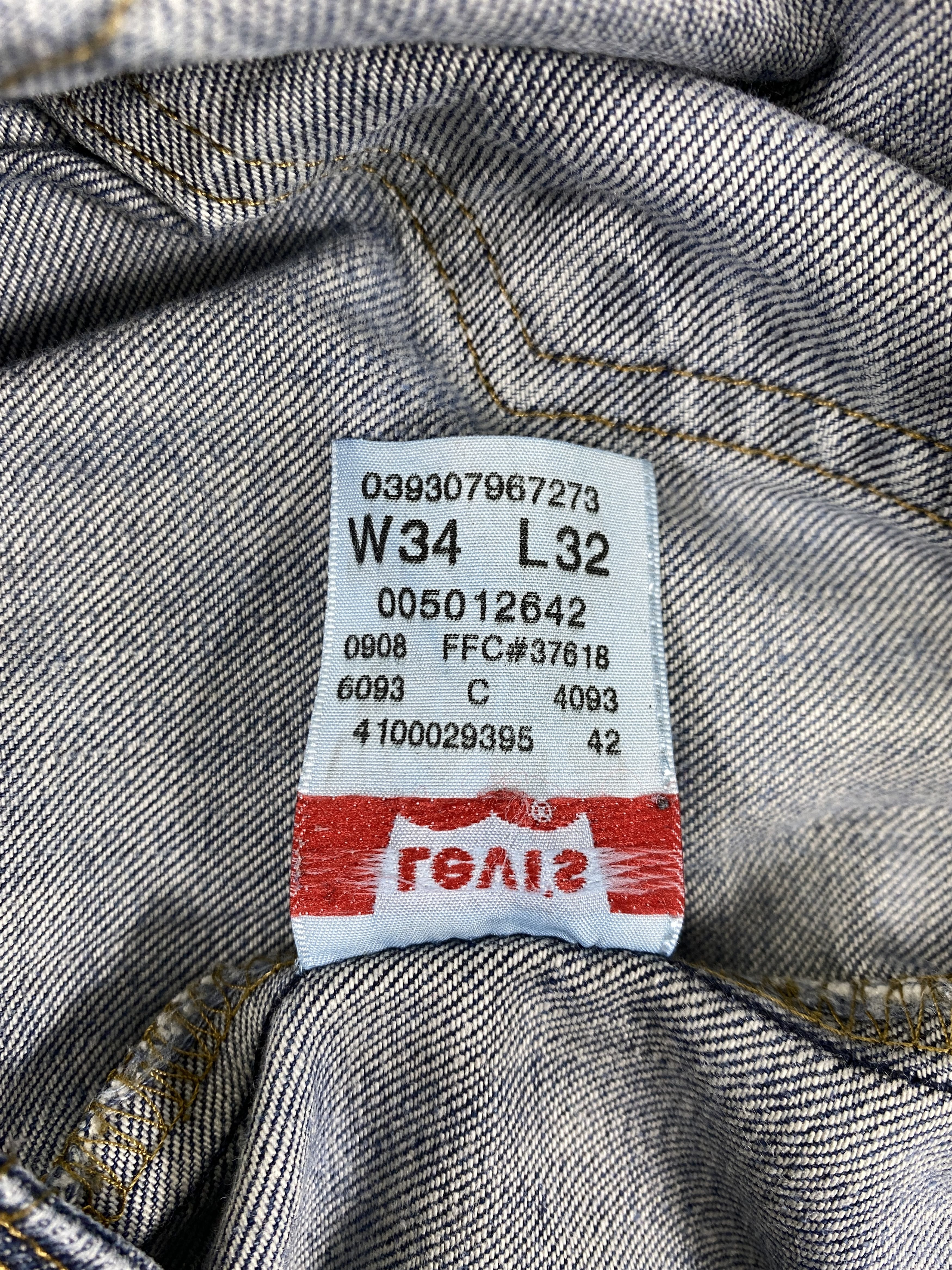 Levi's Dark Blue Vintage Levi's 501 Jeans 34x31.5 Denim -JN1602 Size US 34 / EU 50 - 10 Thumbnail