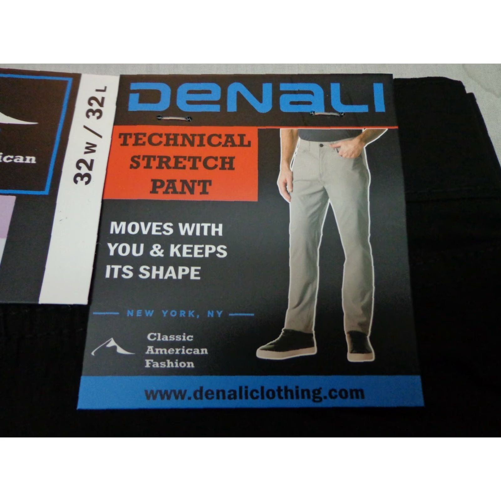 Vintage DENALI Technical Stretch Pants Mens 32/32 Black NWT Size 32 Straight Zip 94% Nylon 6% Spandex Size US 32 / EU 48 - 2 Thumbnail