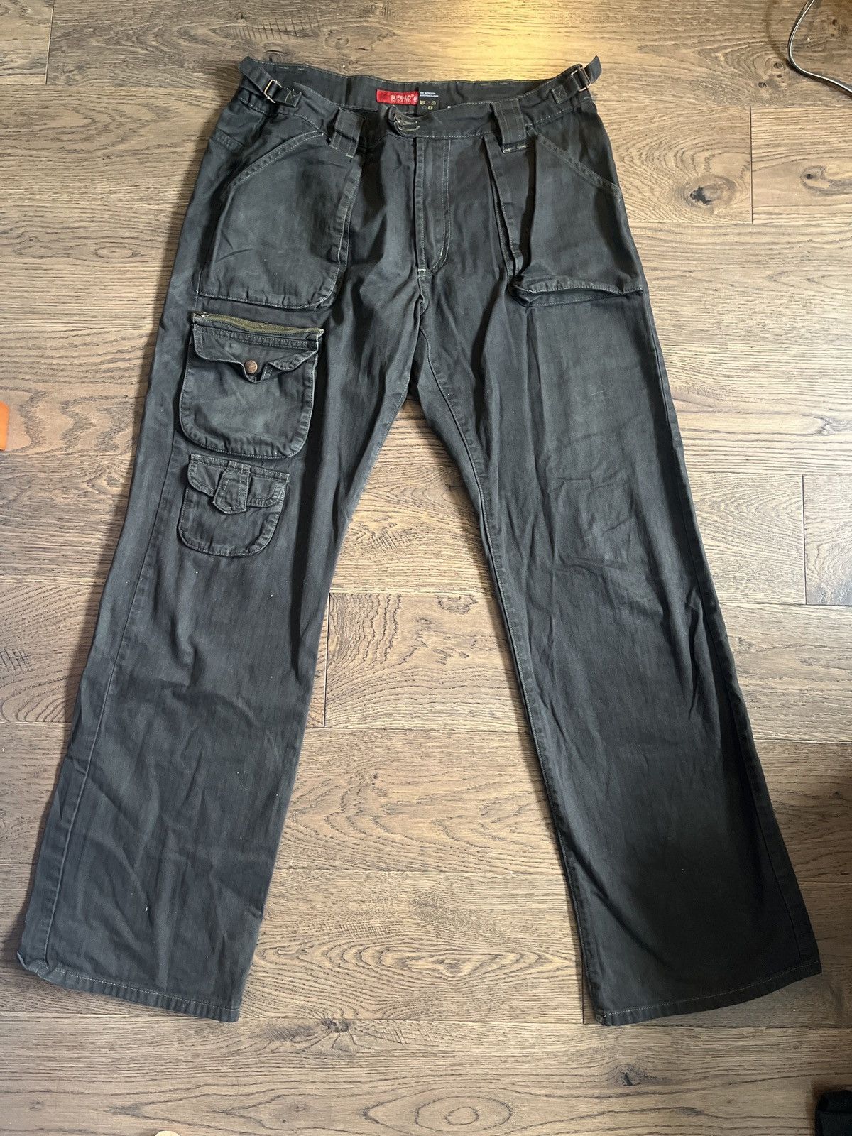 Buffalo David Bitton Overdyed Bondage Military Cargo Pants Size US 33 - 1 Thumbnail