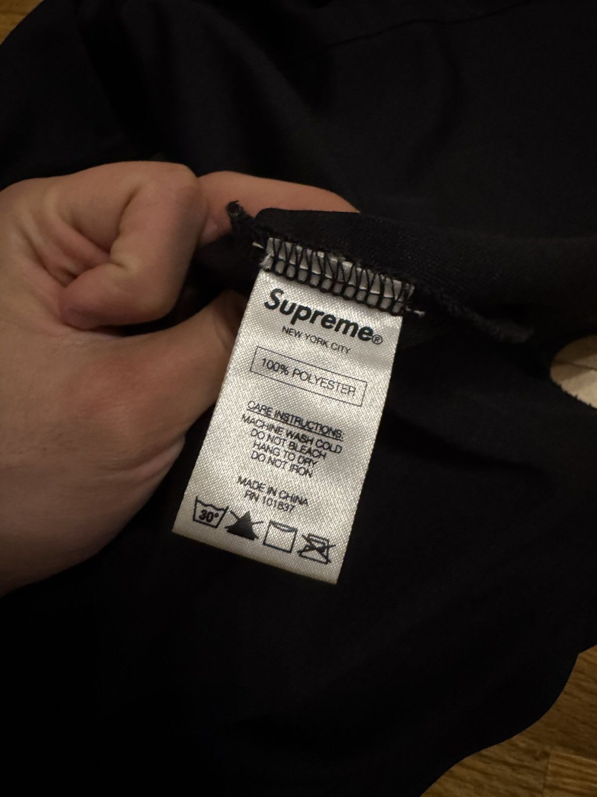 Supreme Supreme F/W 2017 Snake Script Logo Baseball Jersey Size US M / EU 48-50 / 2 - 7 Thumbnail