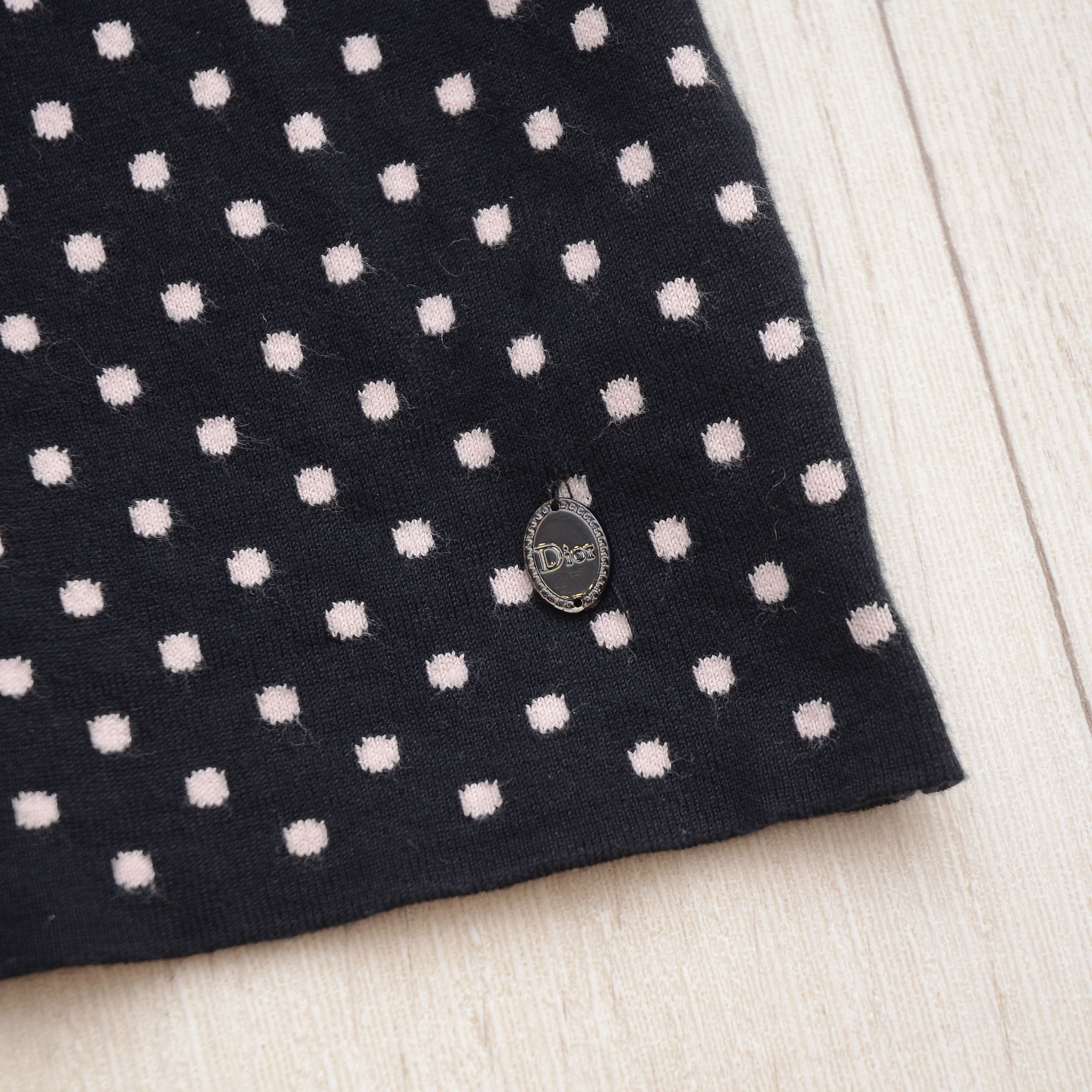 Christian Dior Monsieur Christian Dior Women's Polka Dot T-Shirt XS-S Authentic Size XS / US 0-2 / IT 36-38 - 4 Thumbnail