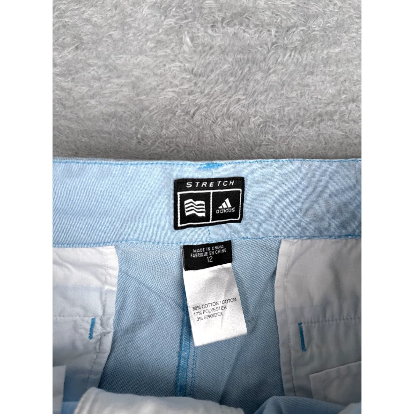 Adidas Adidas Shorts Womens 10 Blue Cotton Polyester Blend Casual Activewear Golf Hiking Size 32" / US 10 / IT 46 - 7 Thumbnail
