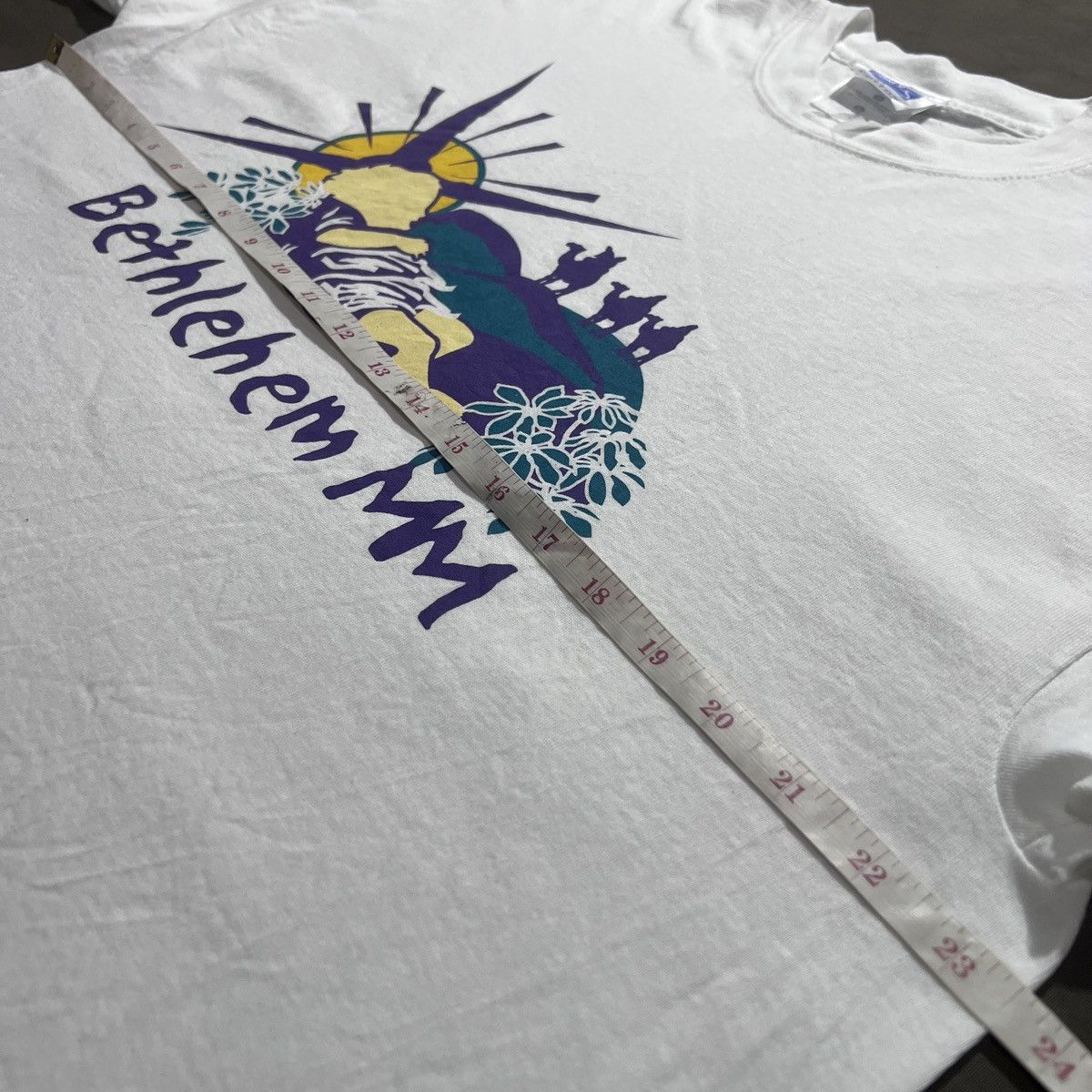 Vintage Vintage Y2K Bethlehem Jesus God Holy Bible Promo Tee XL Size US XL / EU 56 / 4 - 6 Thumbnail